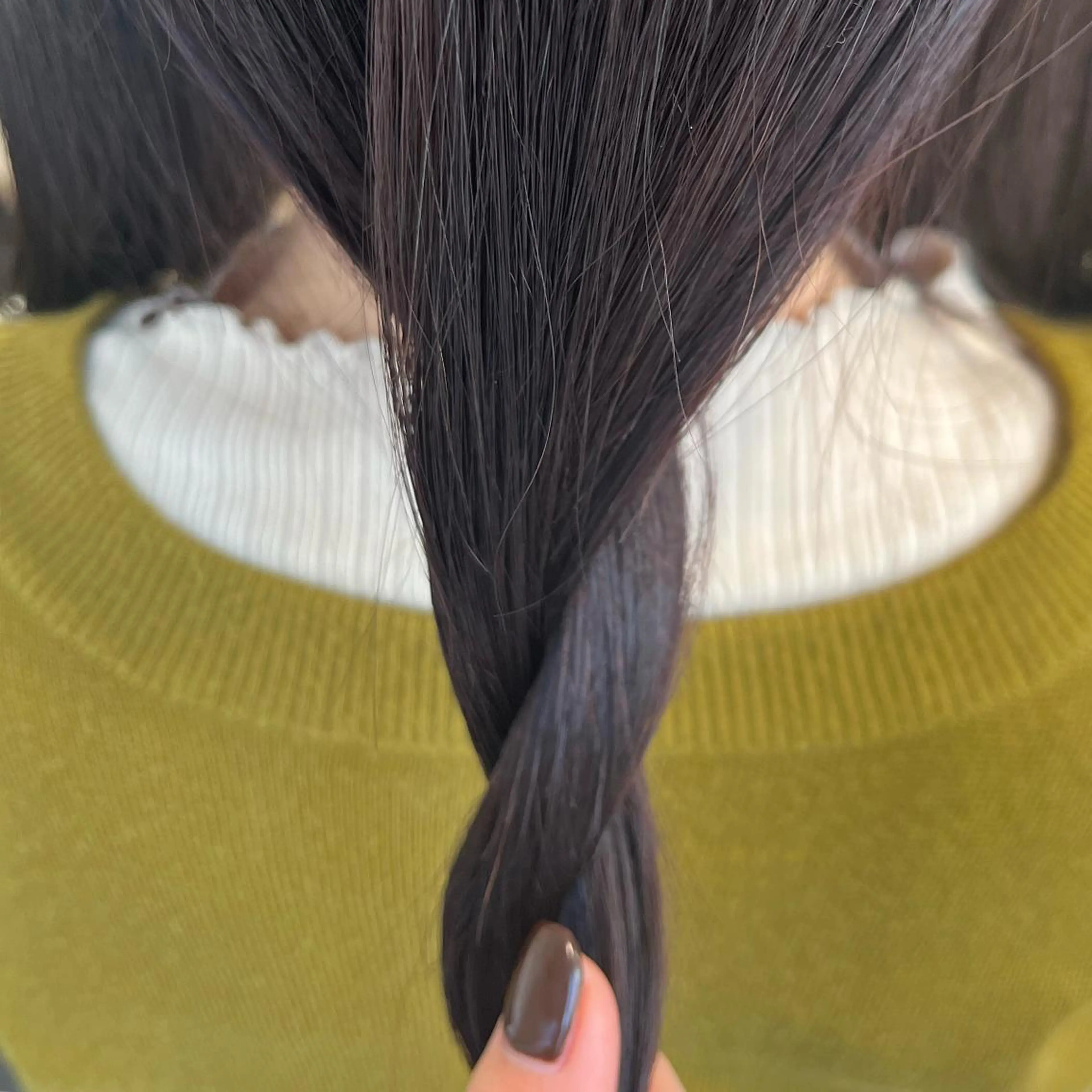 ロング 縮毛矯正 石井 歩奈のヘアスタイル