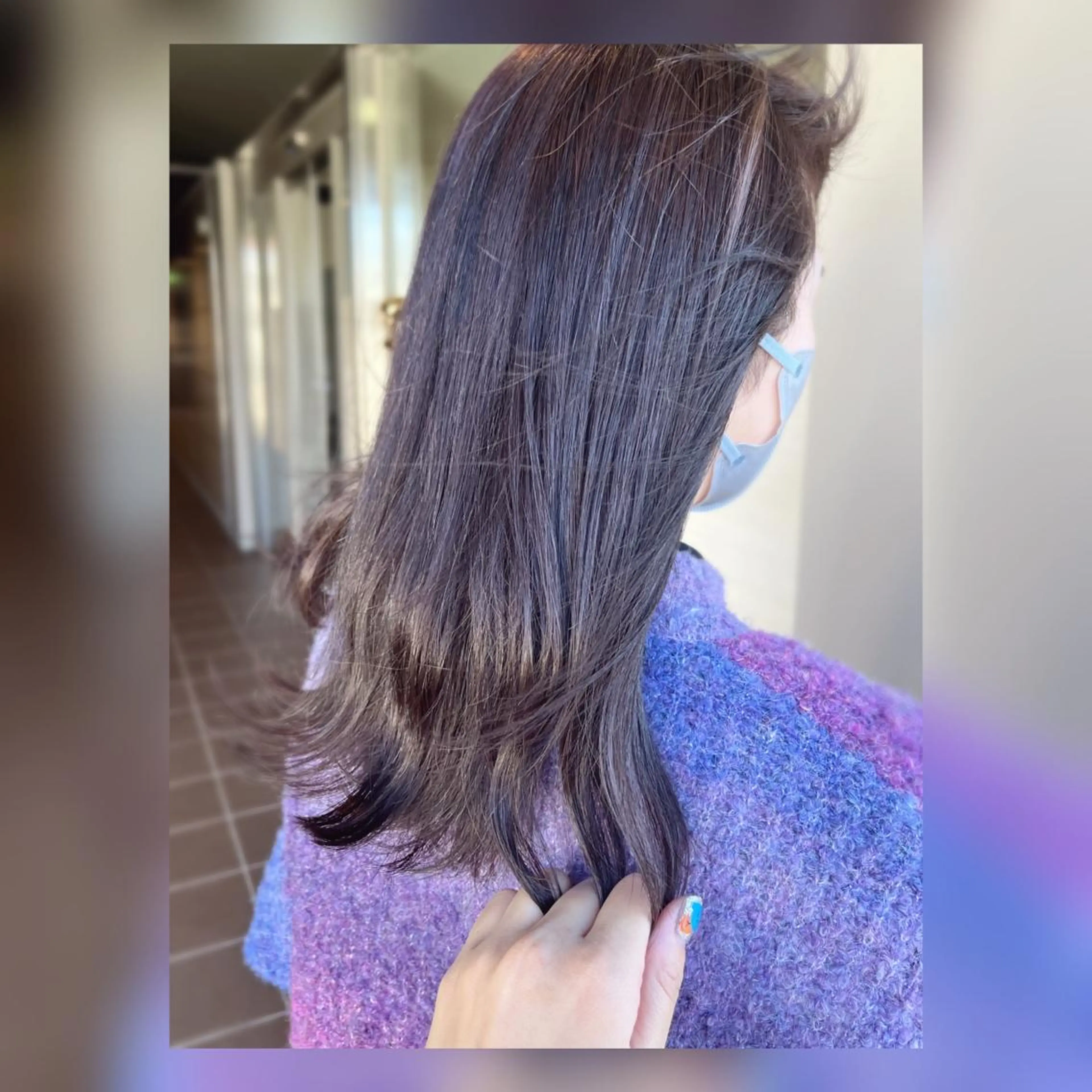 セミロング 髪質改善美容室Qin hair所属・【女性限定】 👑hanaのヘアスタイル