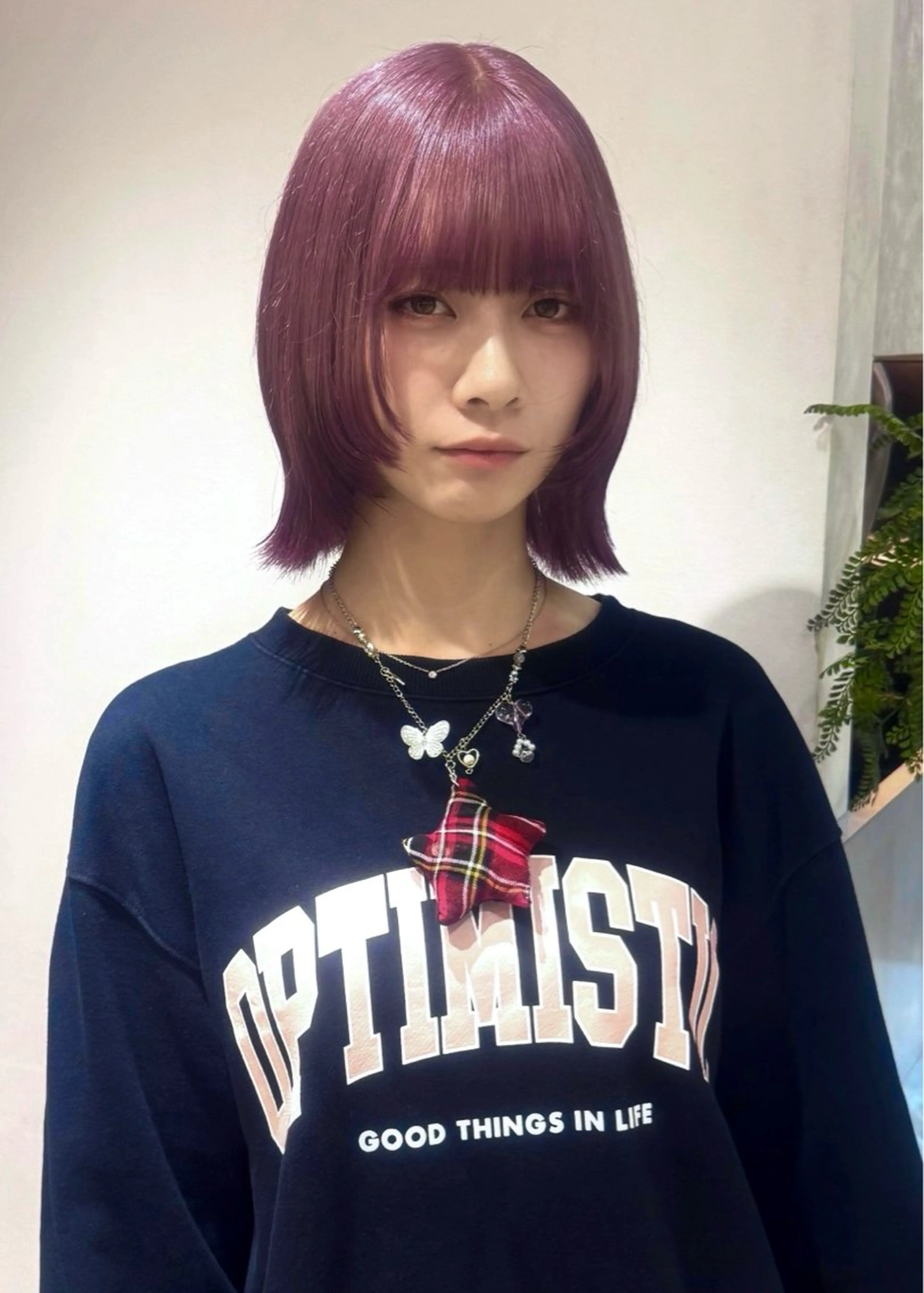 ショート カラー ピンクカラー ヘアカラー トリートメント SALOWIN 原宿 IL Salice所属・MIMI🌻໋᳝݊ 個性派カラー⑅ ⸝꙳のヘアスタイル