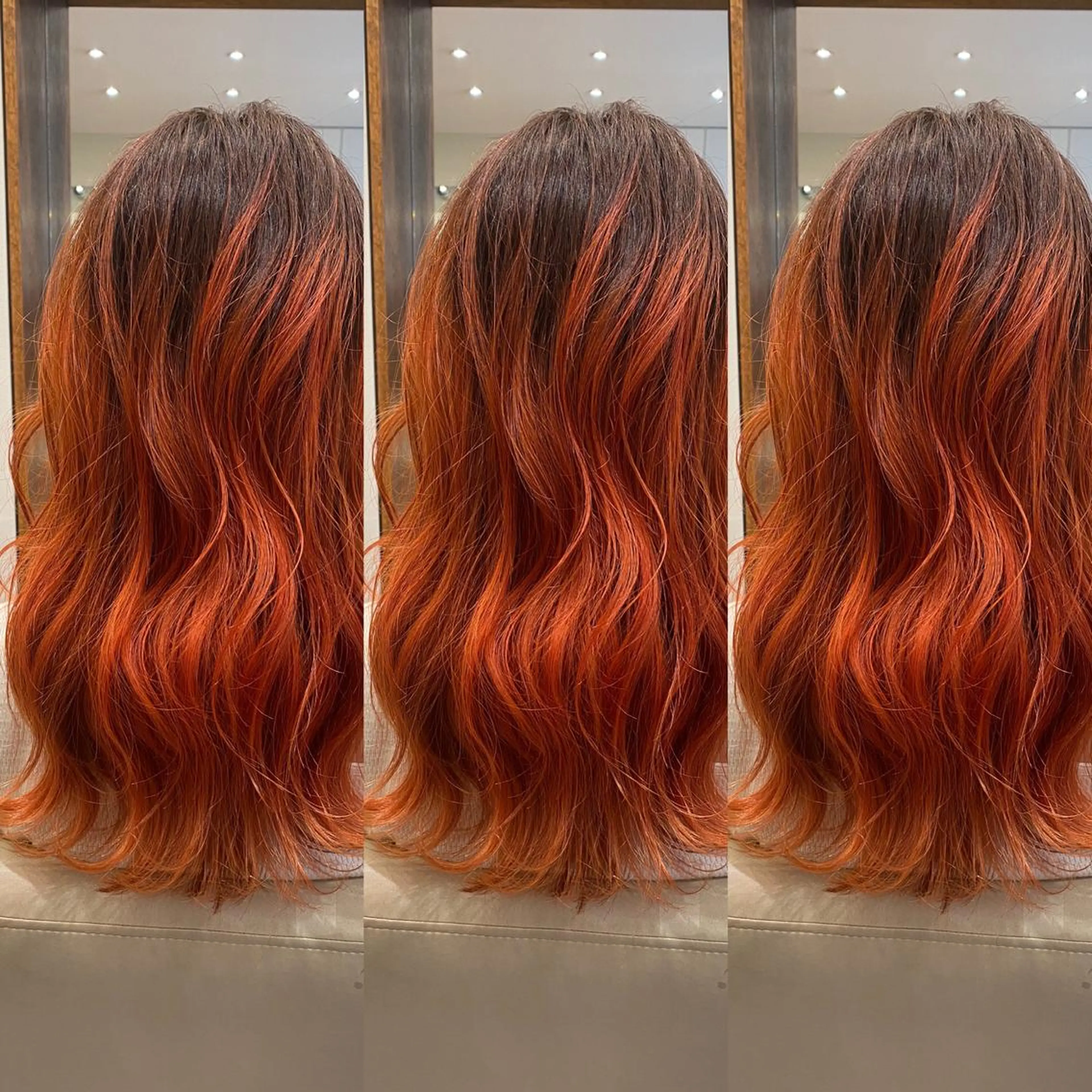 ロング カット ヘアカラー トリートメント 鈴木 奈波のヘアスタイル