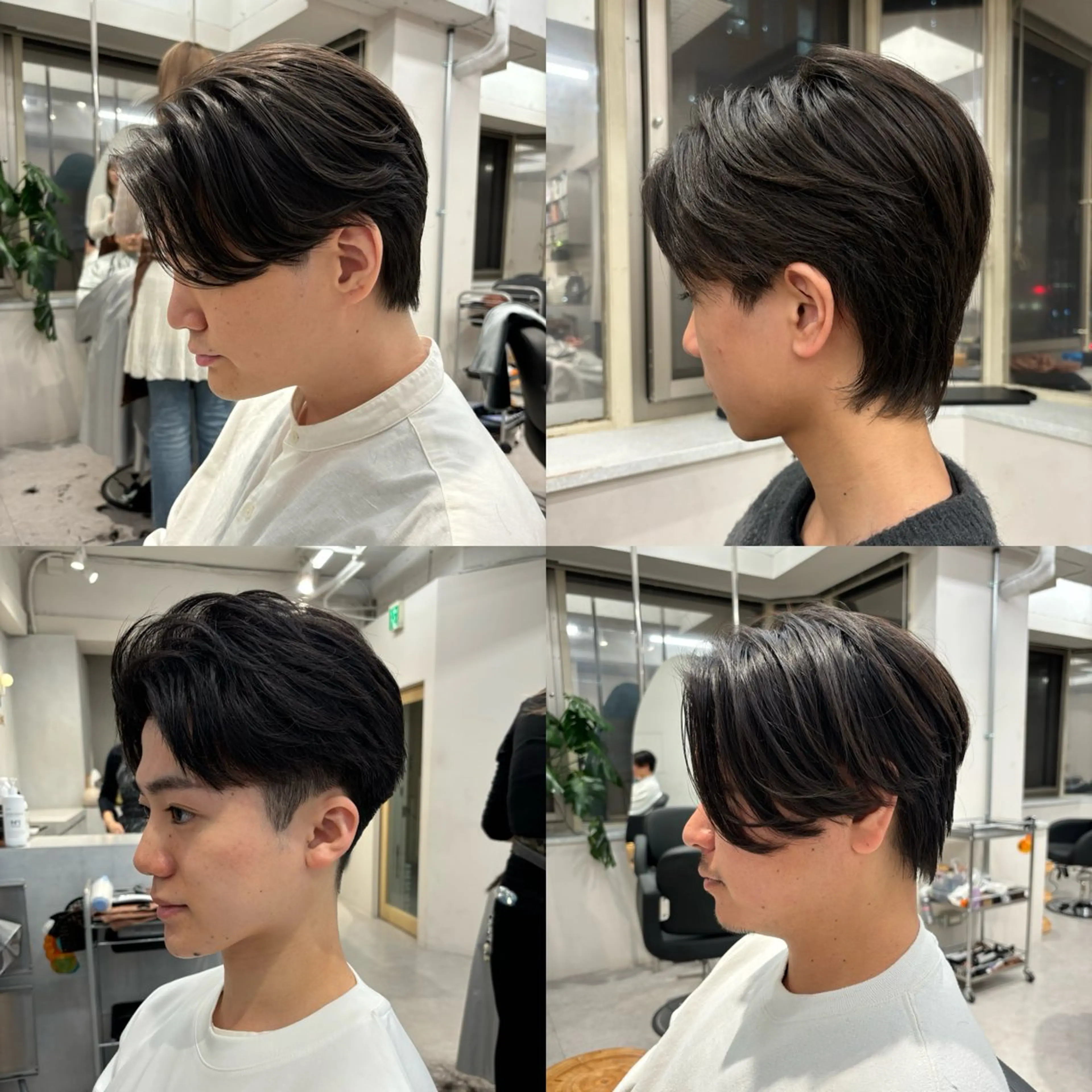 🔻メンズカット+眉カット+トリートメント(韓国風ヘア/センターパート/ウルフ/コンマヘア/マッシュ)の写真