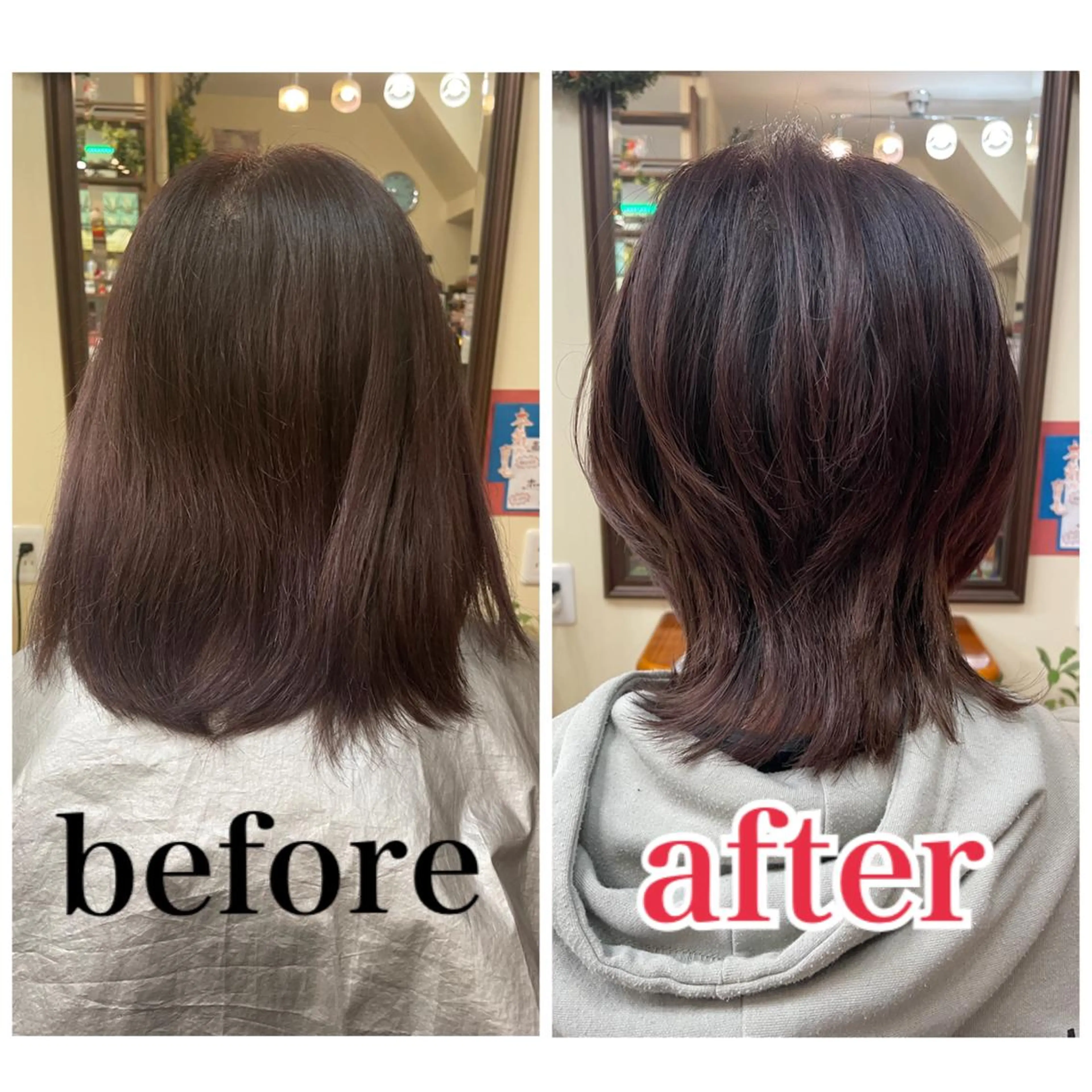 ミディアム ウルフカット 髪質改善サロン✨ 三浦　葵のヘアスタイル