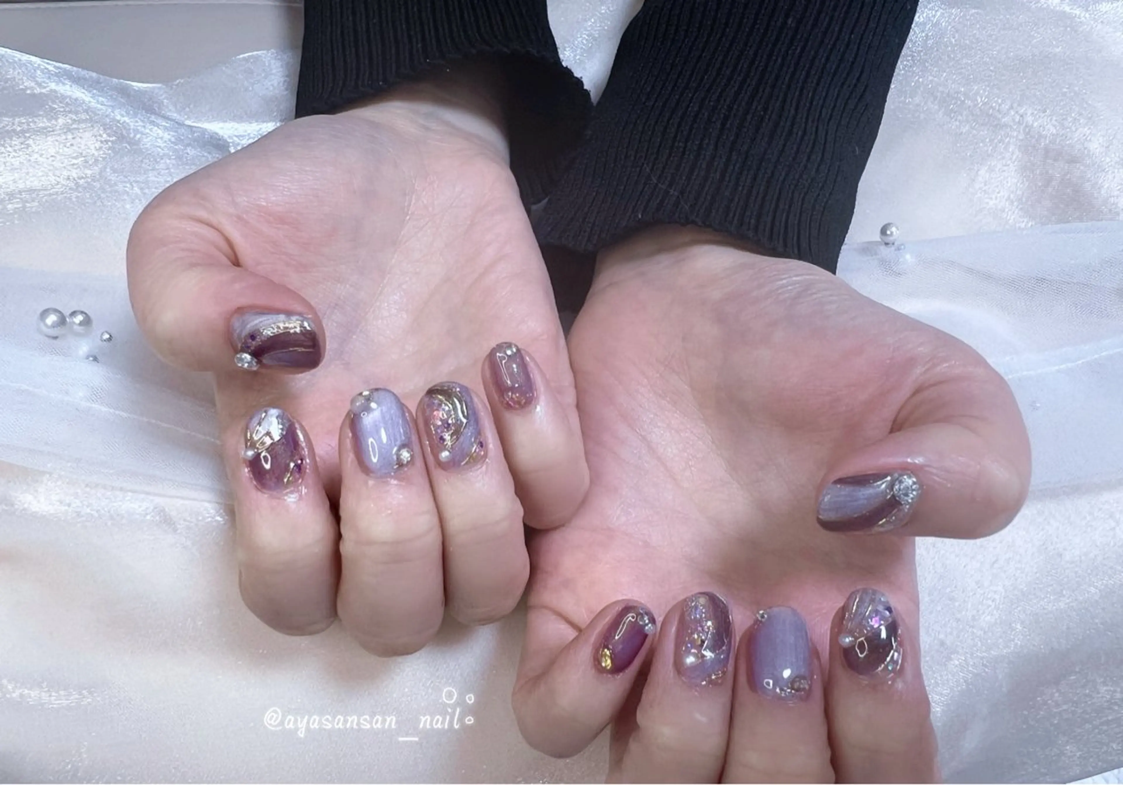 ネイル ハンドネイル ハンドケア flower nail salon所属・あや✨🌸長さだし カワイイ系ピンク専門のネイルデザイン