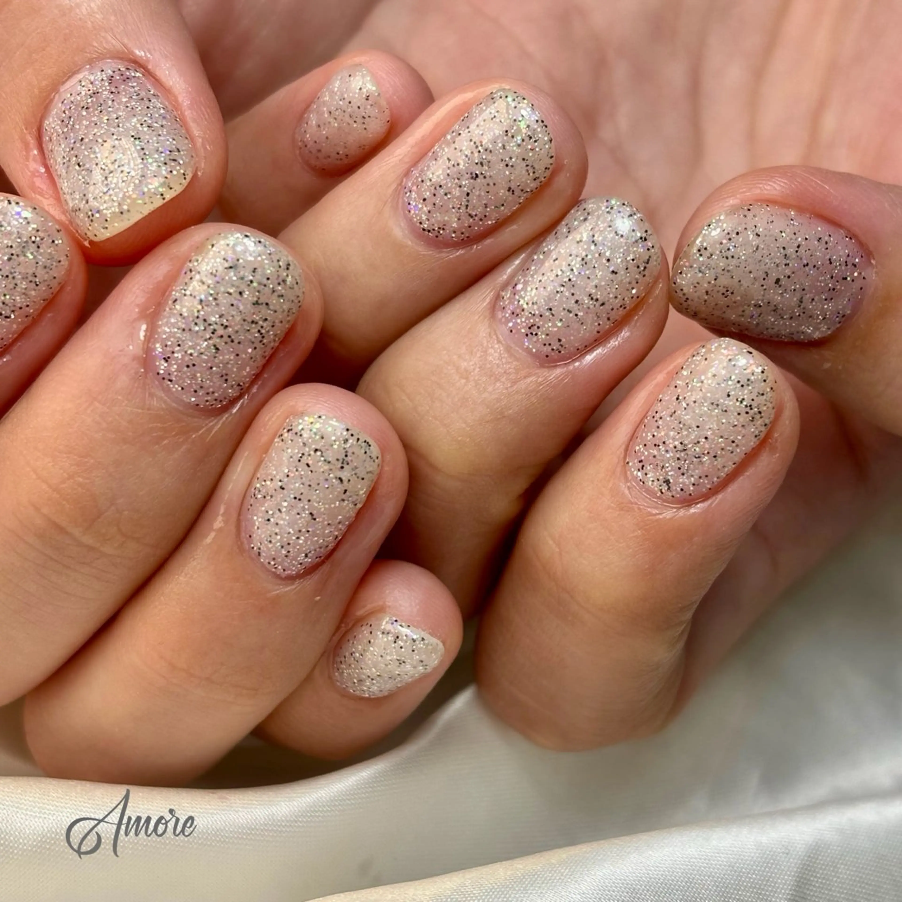 ネイル ジェルネイル キラキラネイル 韓国ネイル マグネットネイル パラジェル You kyehwaのネイルデザイン