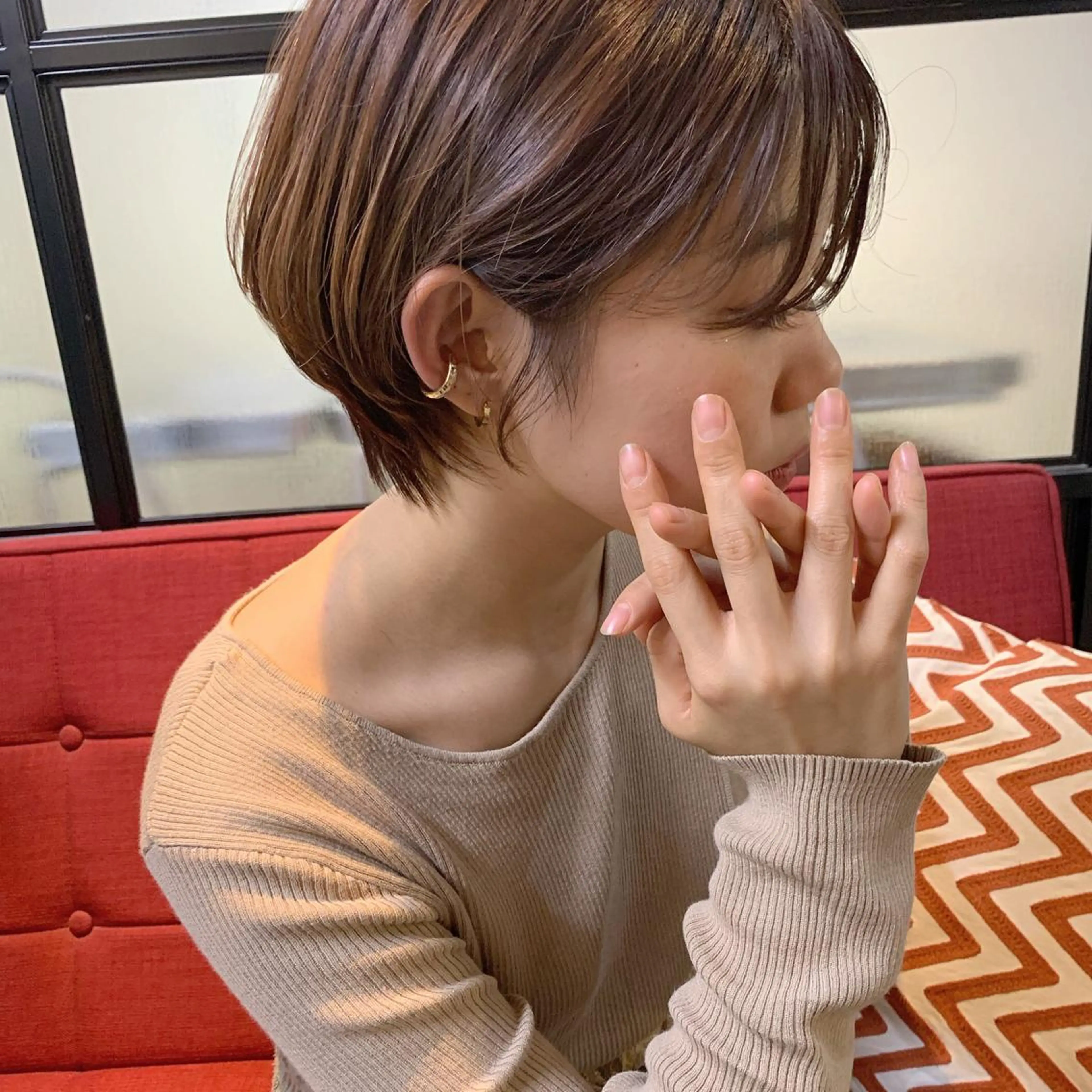 ショート SAKURA 原宿所属・なかの たくみのヘアスタイル