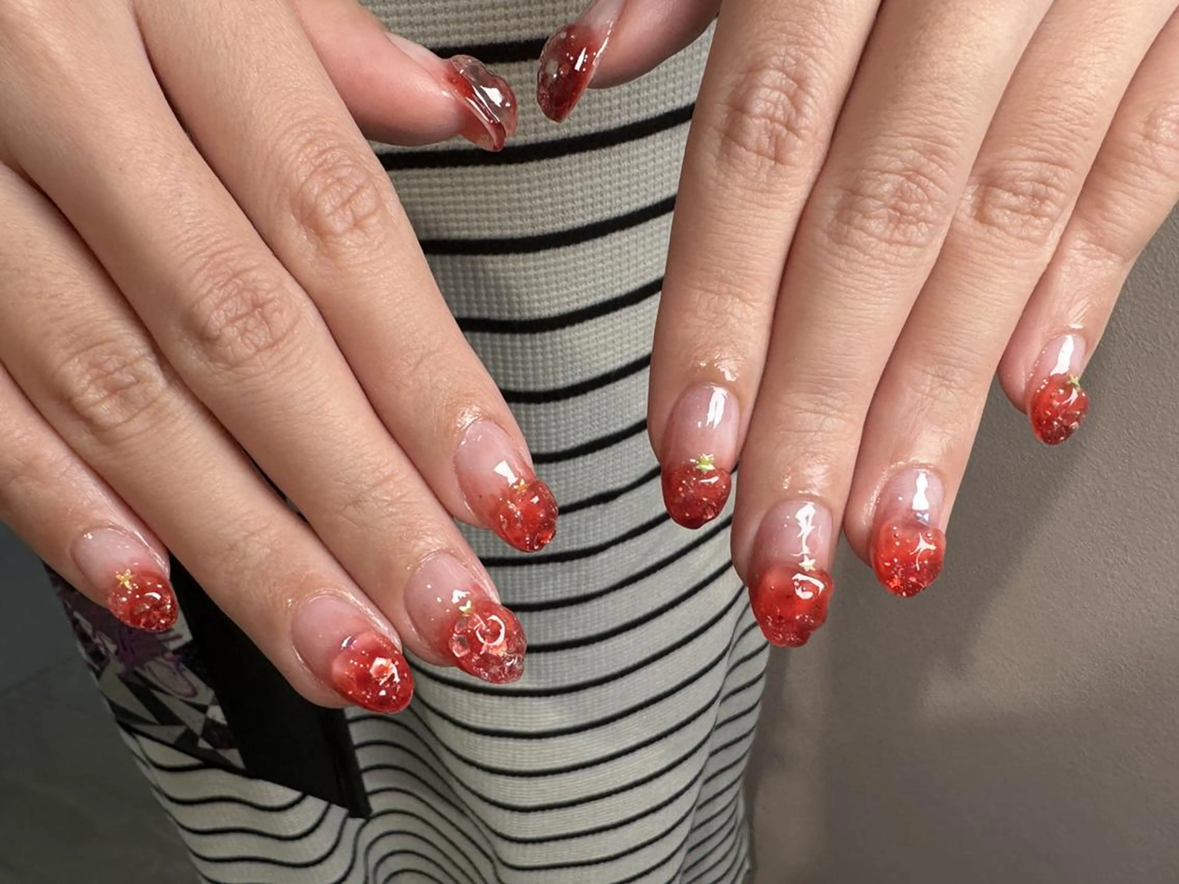 ネイル ハロウィン ロングネイル マグネットネイル スカルプネイル ネイルチップ Mss えりのネイルデザイン