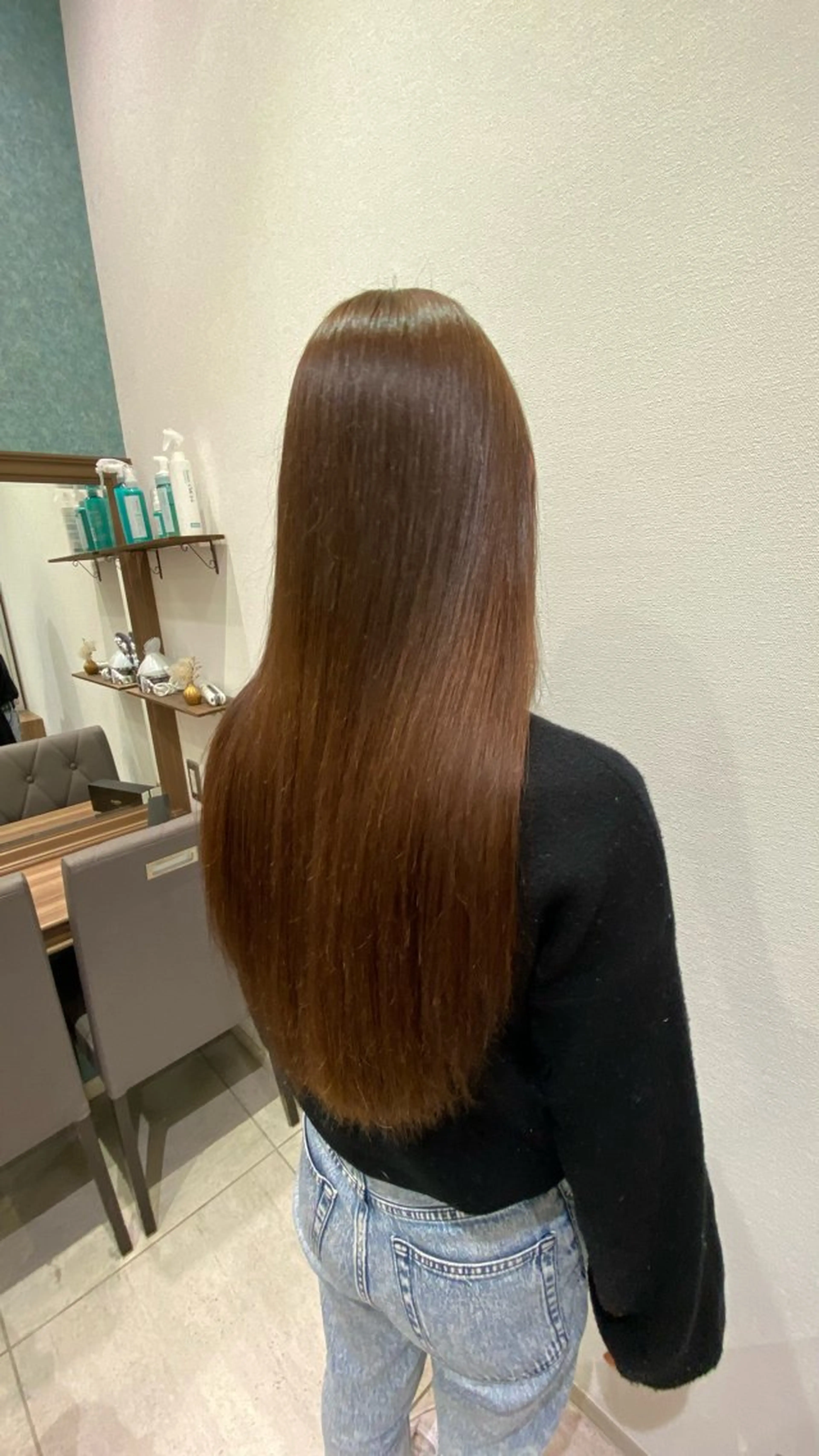 ロング トリートメント 🎀TEN🎀 オリーブベージュのヘアスタイル