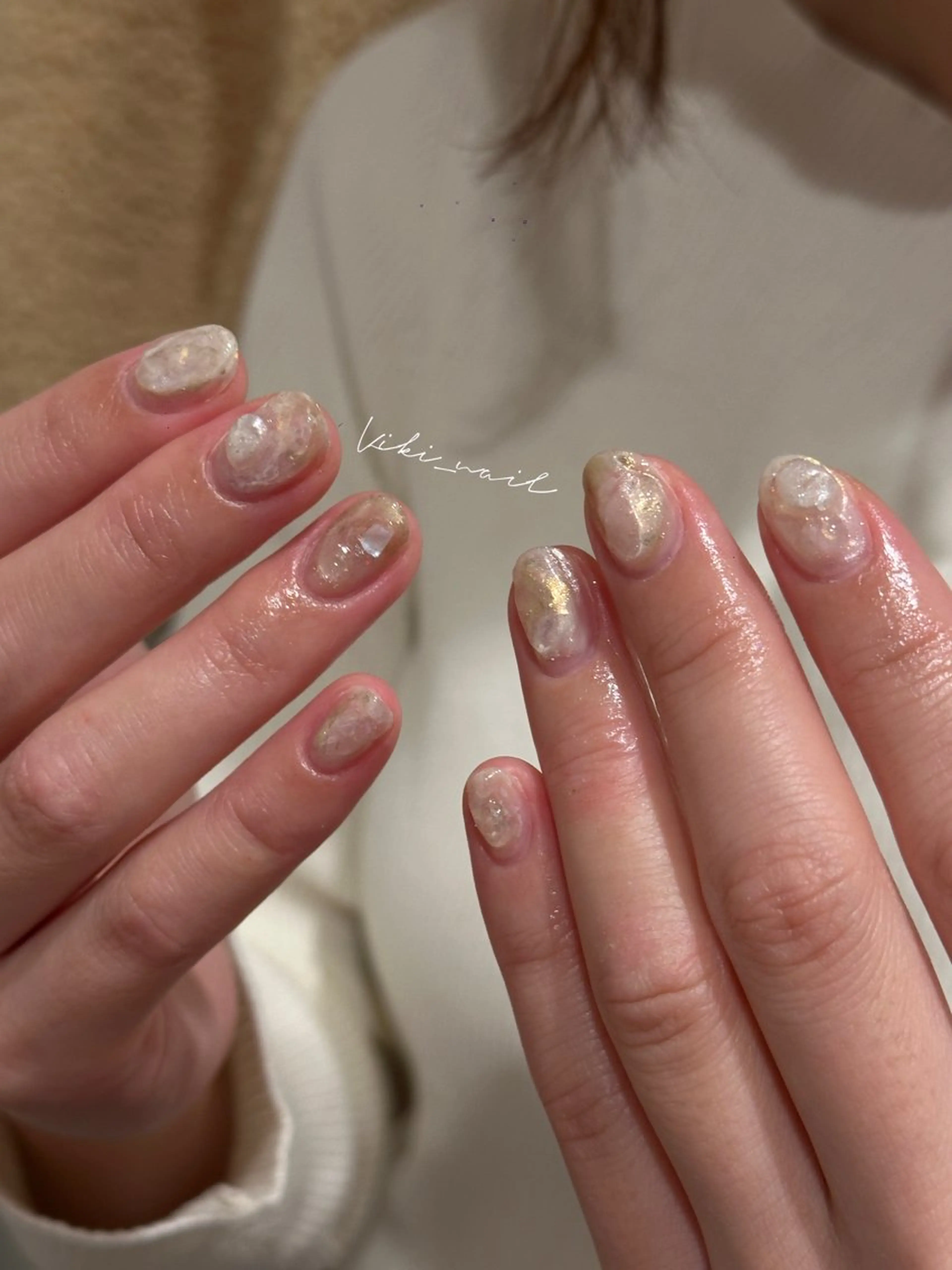 ネイル 🎀 Hiyubi._.nail 🫧所属・🎀フェイ フェイ🫧💗のネイルデザイン