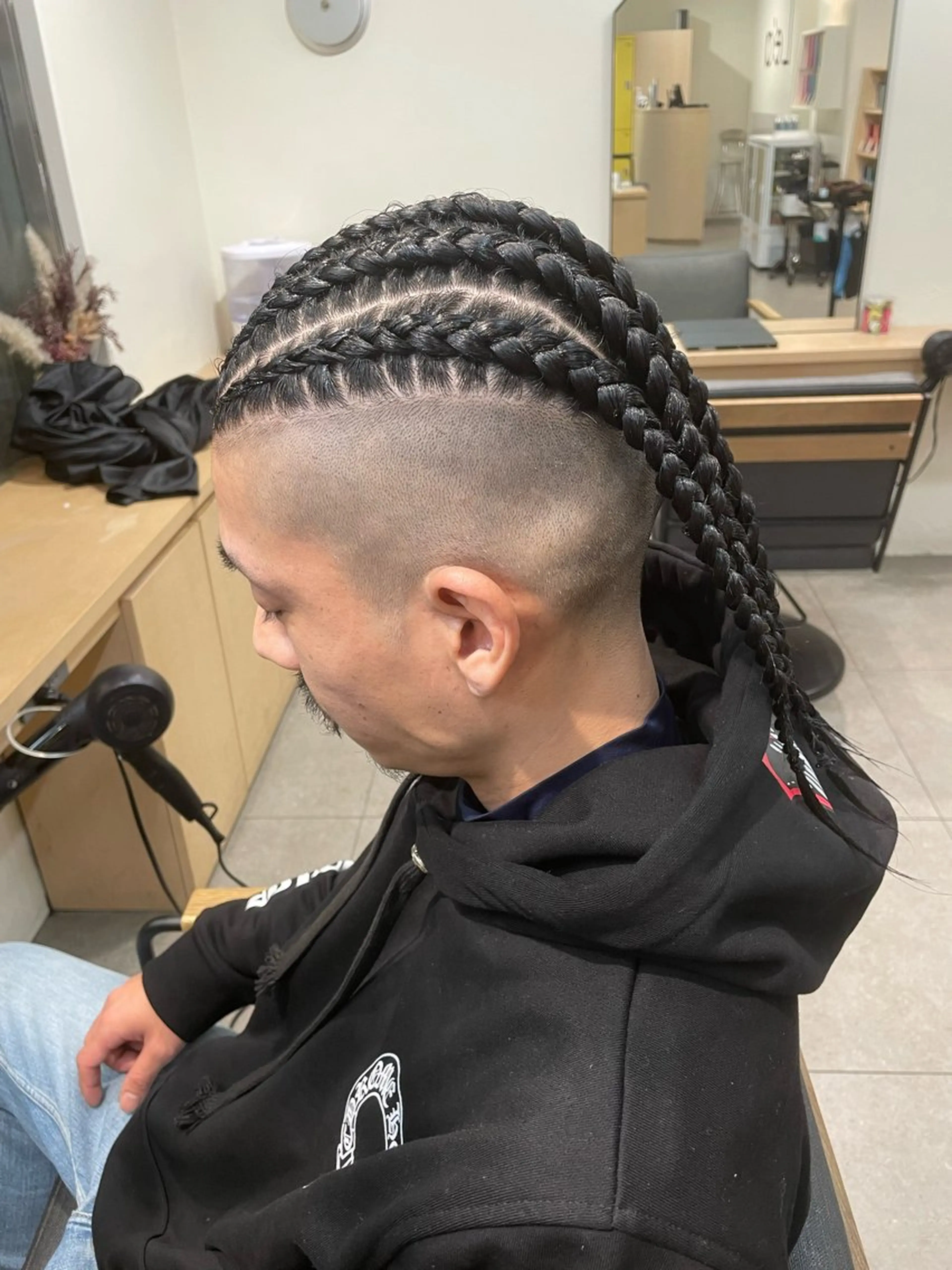 ヘアアレンジ メンズ ヘアセット Le'a所属・渋谷/フェード/ 國分 翔のヘアスタイル