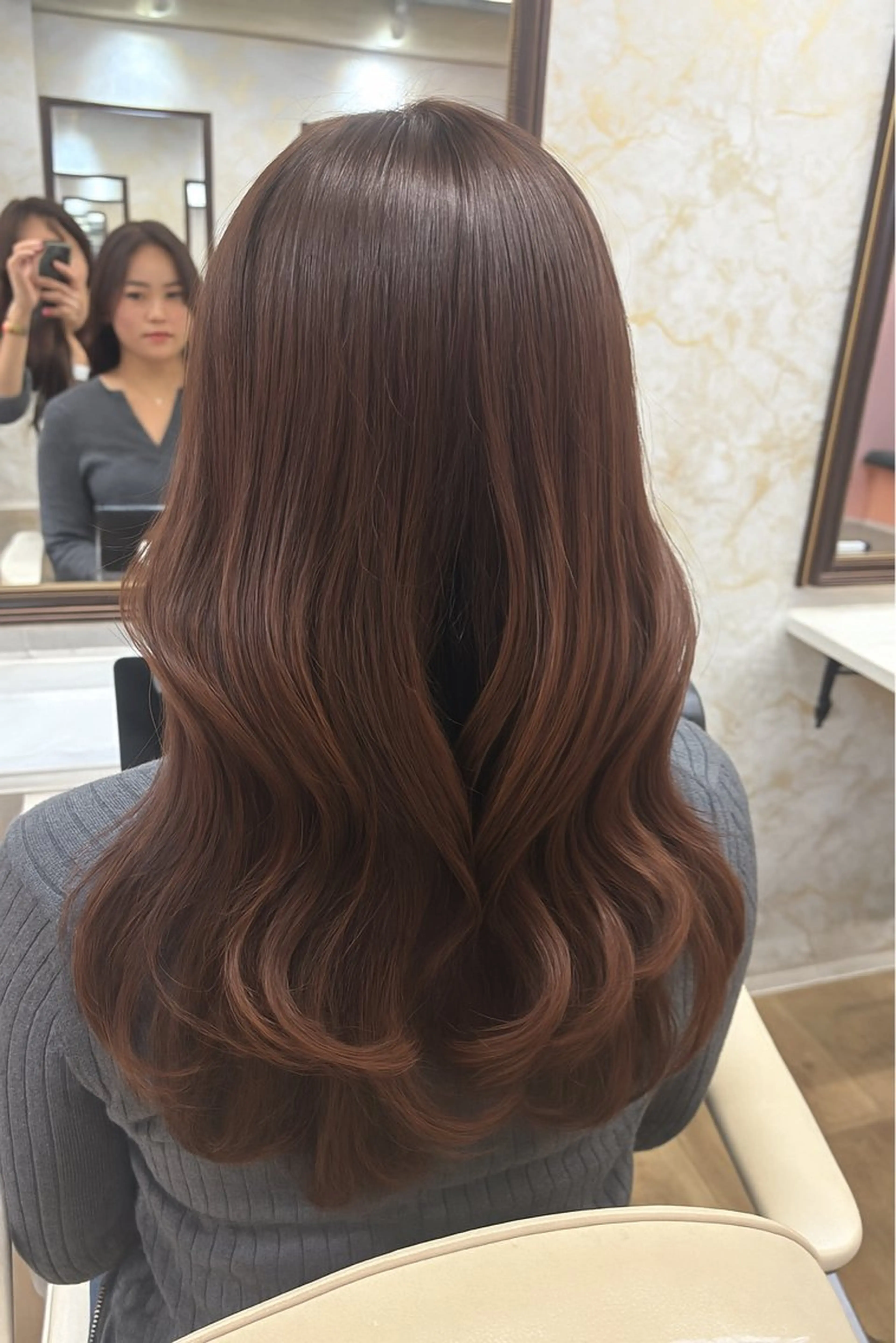 🧡期間限定🧡カット＋艶カラー＋ダメージ修復トリートメントの写真