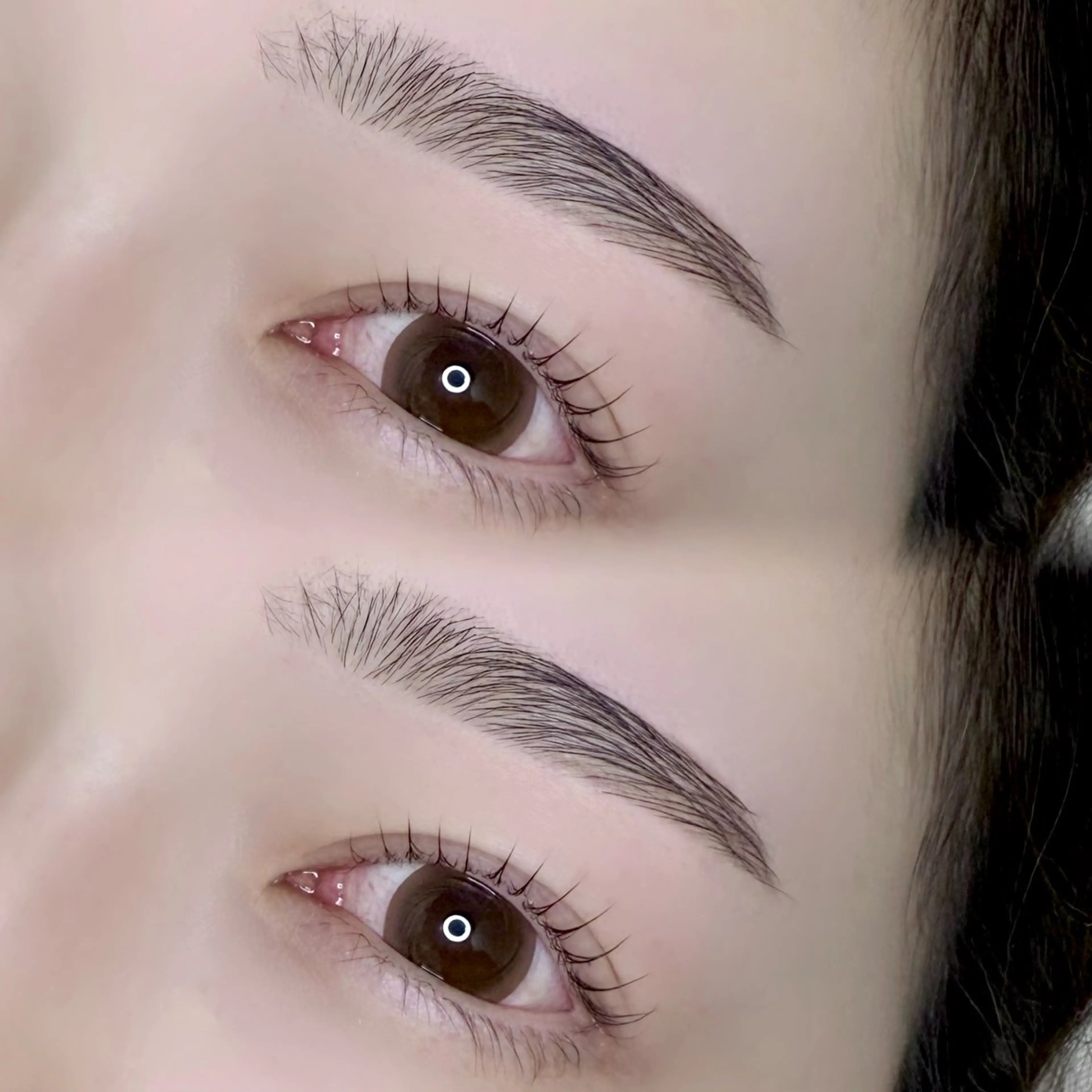 【当日限定🌈】まつ毛パーマorパリジェンヌ+眉毛wax （コーティング仕上げ付き）の写真