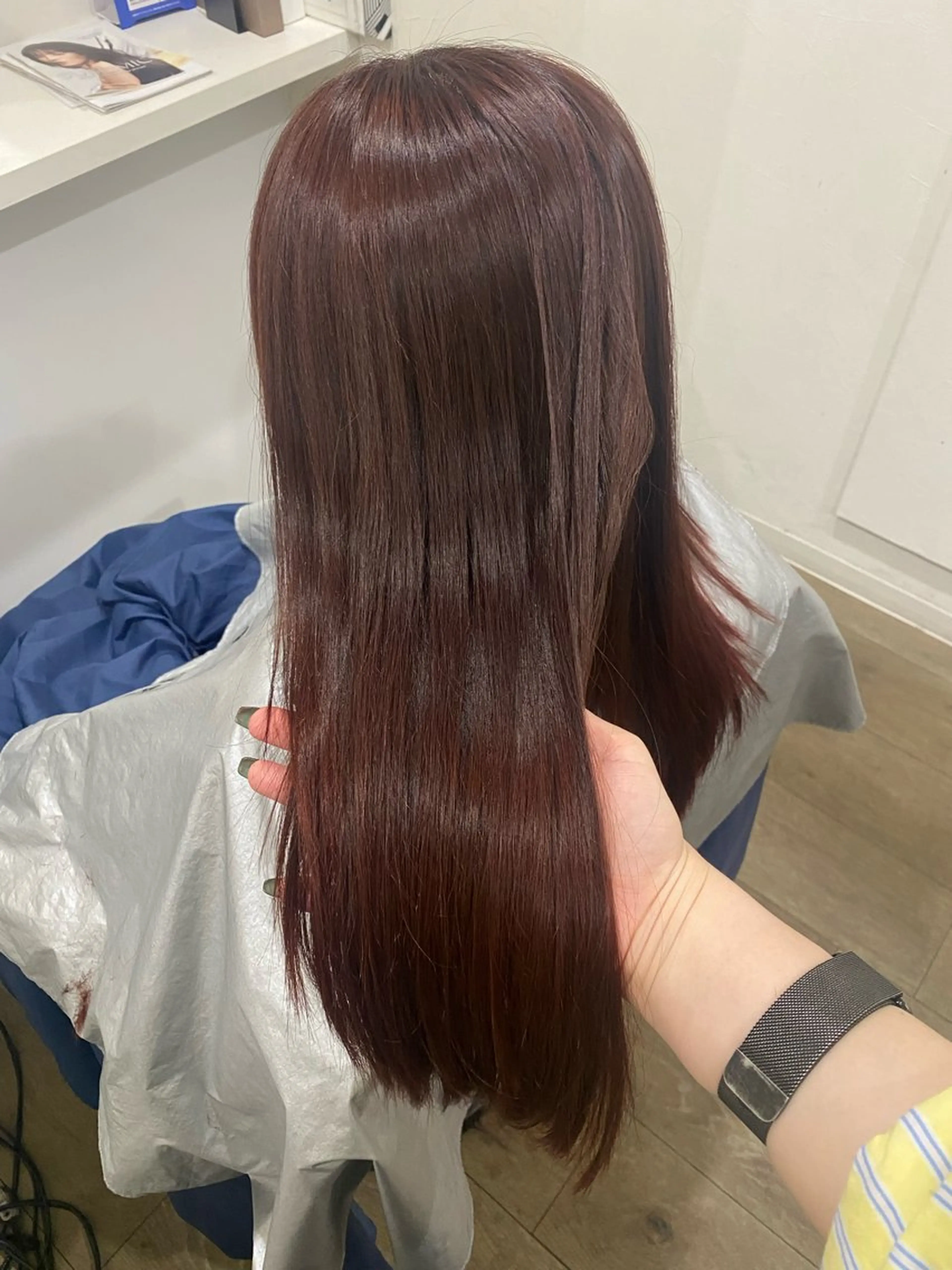 ロング カット ヘアカラー 縮毛矯正 Jewel  Box東梅田所属・髪質改善サロン 梅田/ヨナミネのヘアスタイル