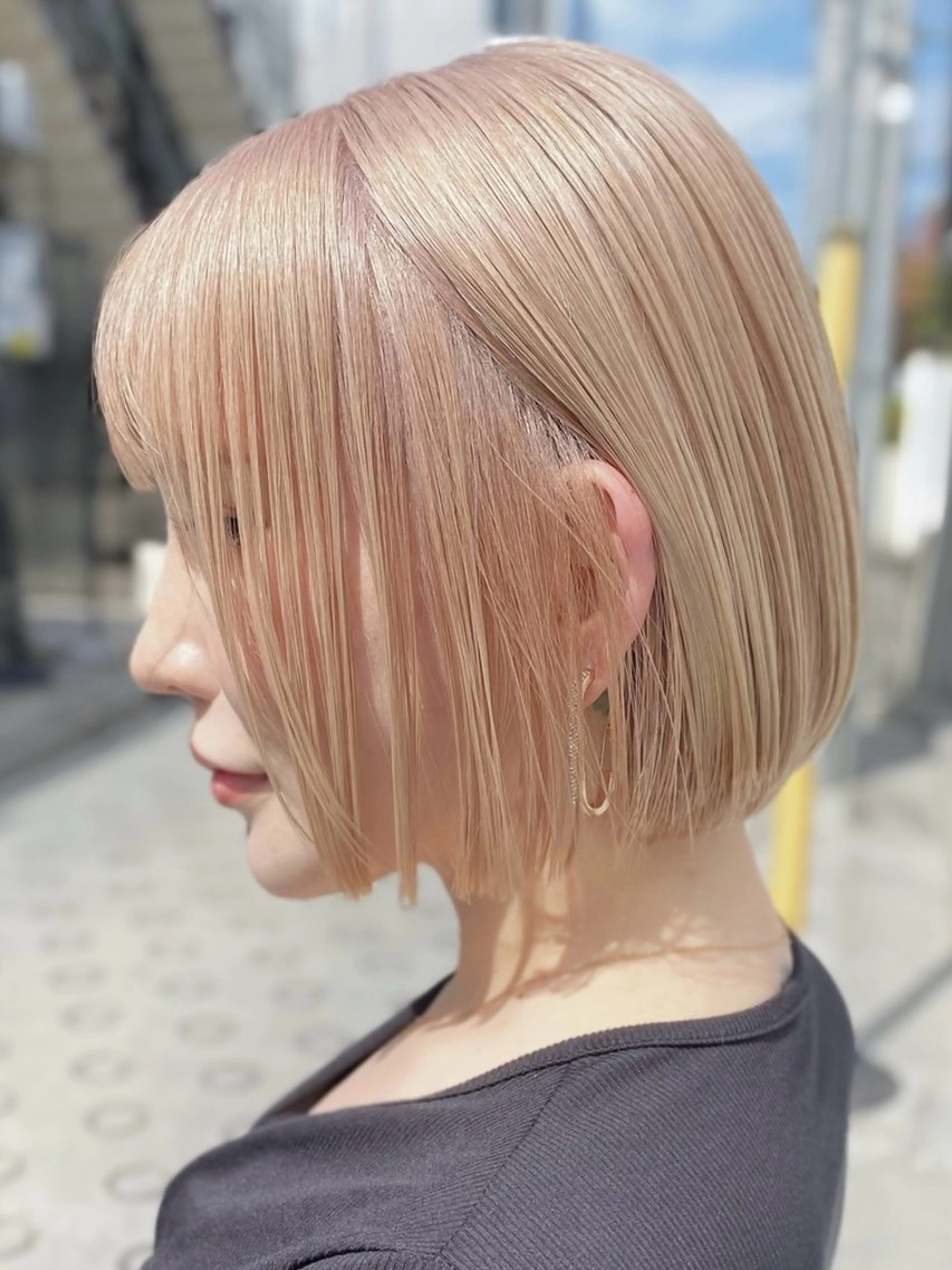 ショート シールエクステ エクステ カット ヘアカラー ヘアサロンelyts 表参道店のヘアスタイル