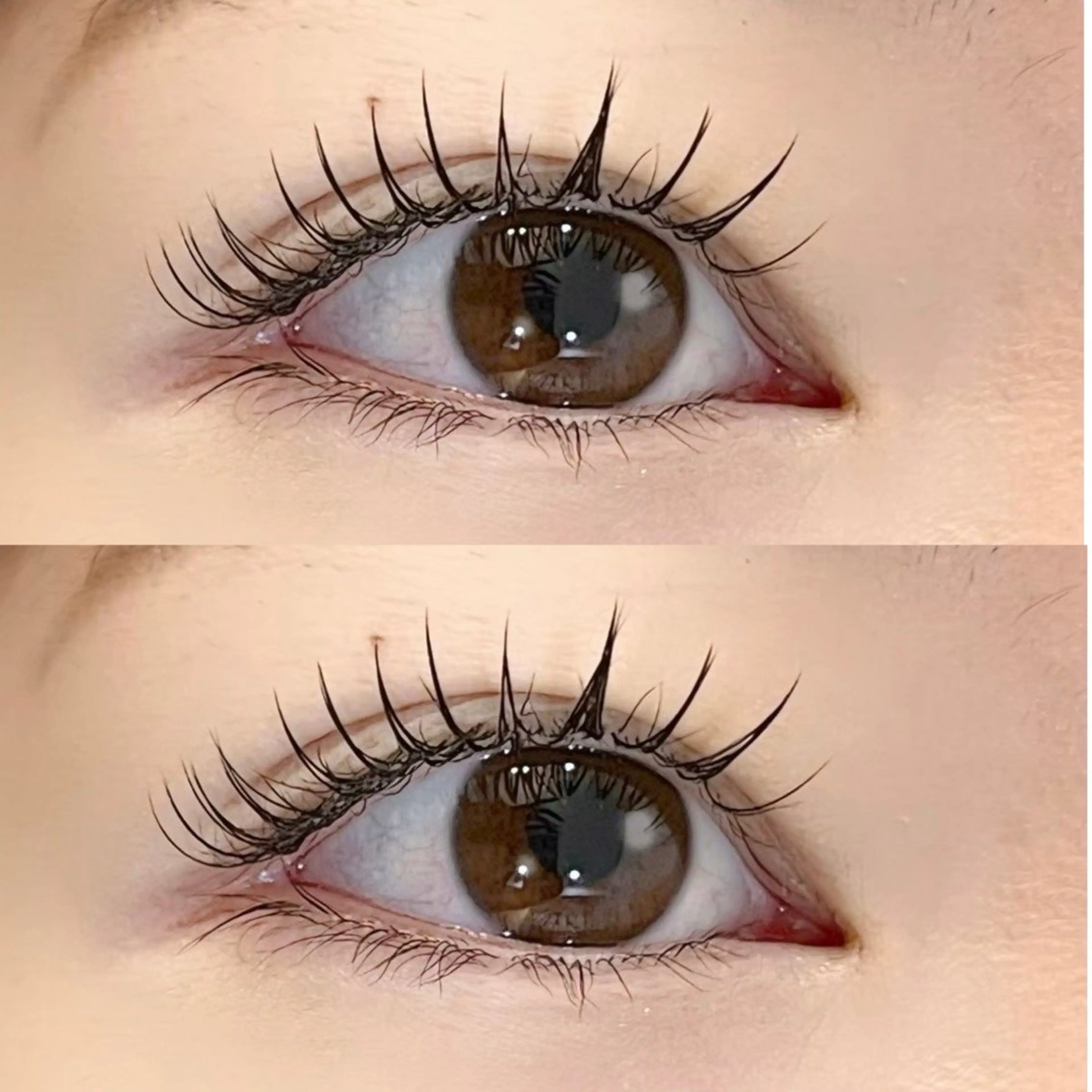 マツエク・マツパ マツエク 塩入ひろの、韓国ヘア 梅田/束感まつ毛のヘアスタイル