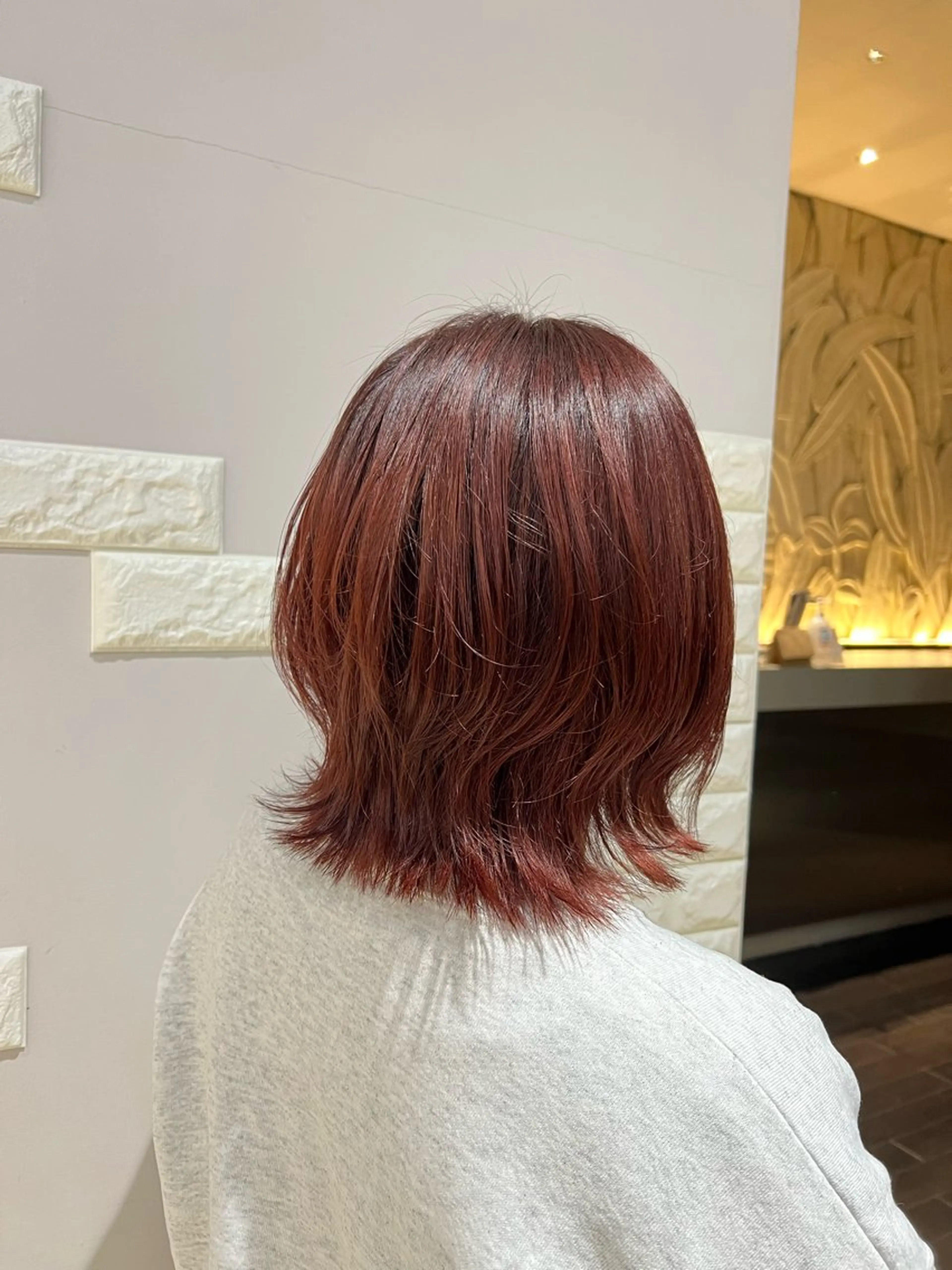 ミディアム 時﨑 実子/透明感カラーのヘアスタイル