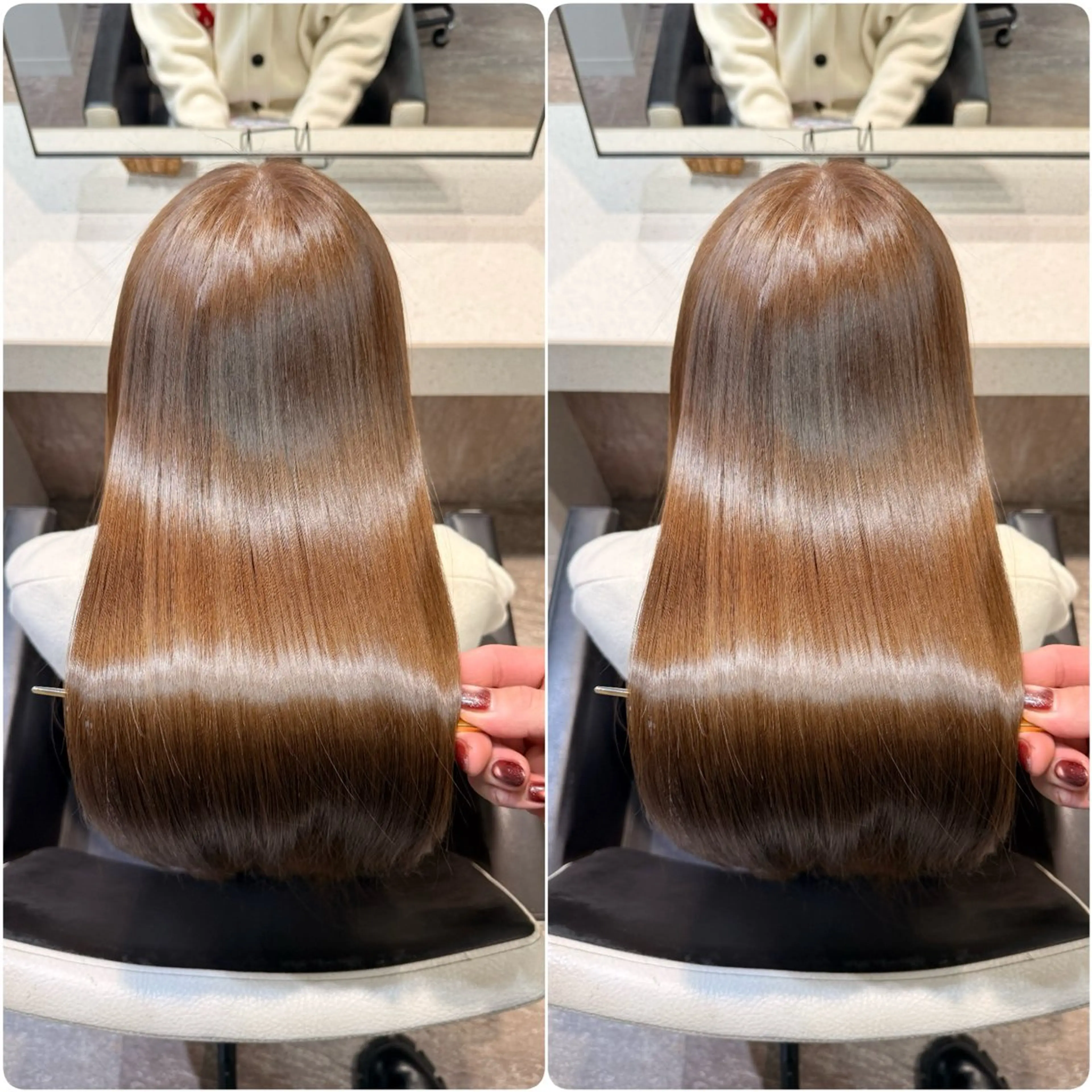 ロング カラー カット ヘアカラー トリートメント ヘッドスパ youres hair 髪質改善トリートメント&ヘッドスパ　新宿EAST所属・🌹ULTOWA🌹 髪質改善/縮毛/店長のヘアスタイル