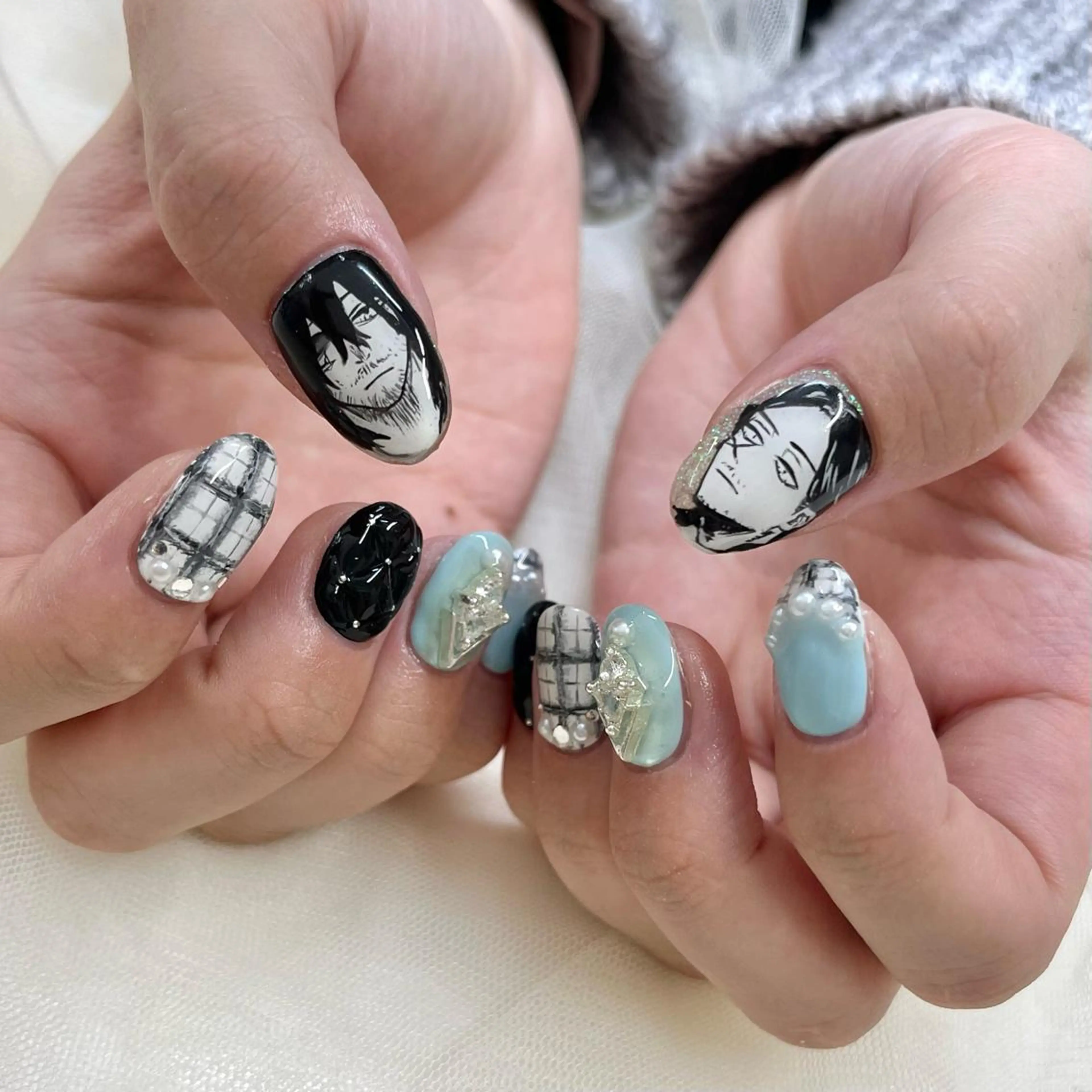 ミディアム ハンドネイル 池袋痛ネイル Nok. 渡辺のネイルデザイン