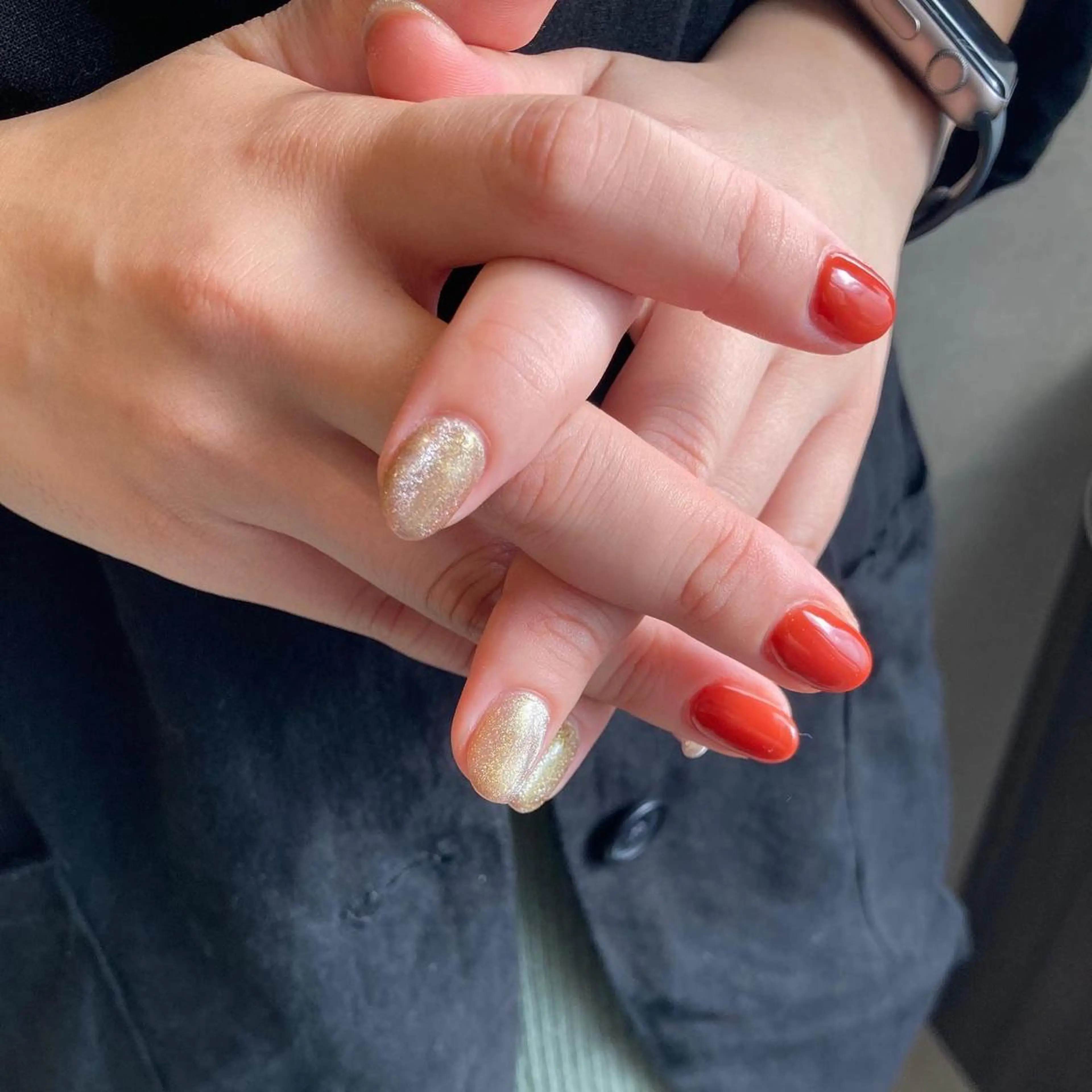 ネイル ワンカラーネイル mano+所属・砂田 はるかのネイルデザイン