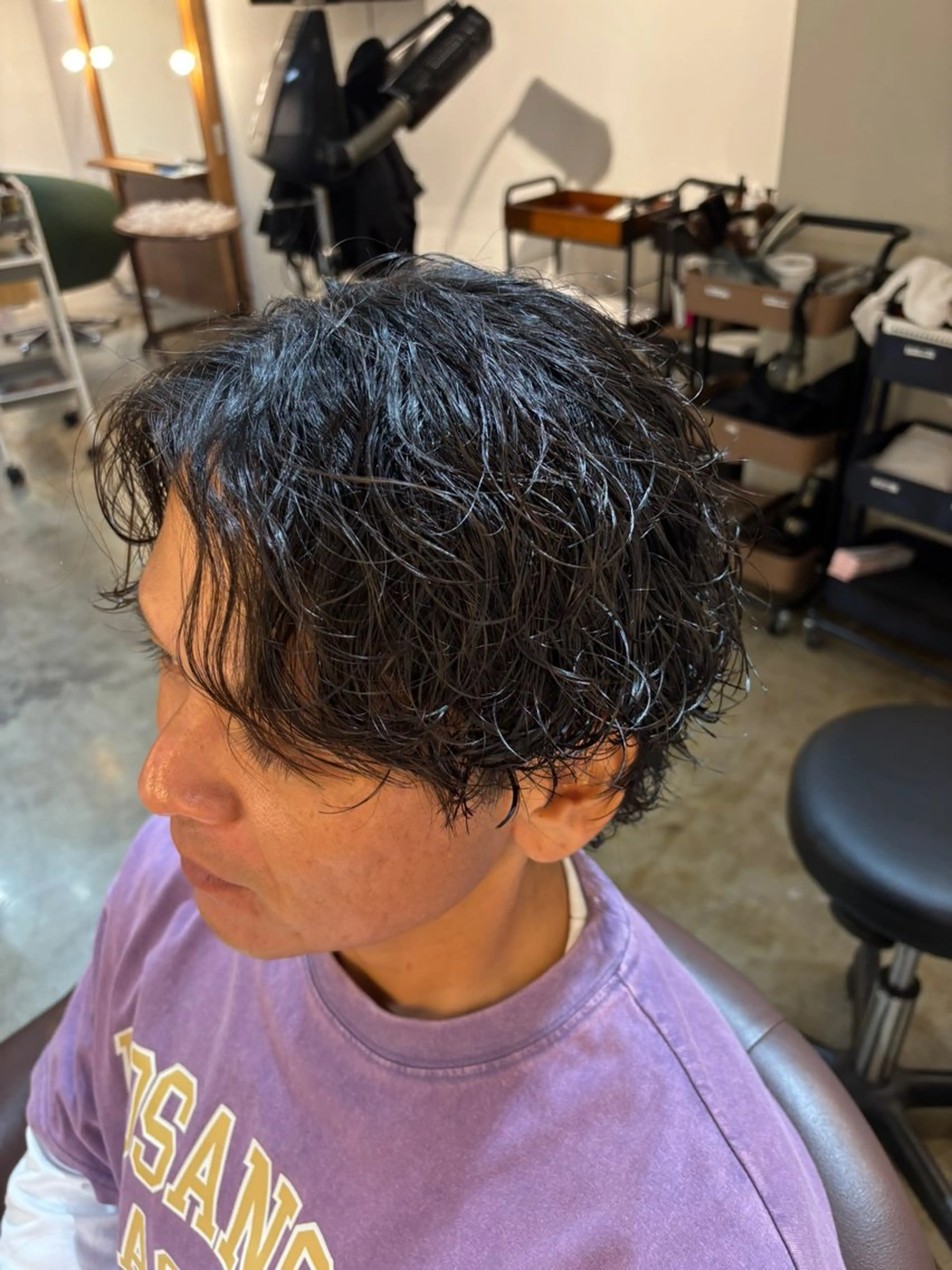 パーマ メンズ パーマ 平川 海夢のヘアスタイル