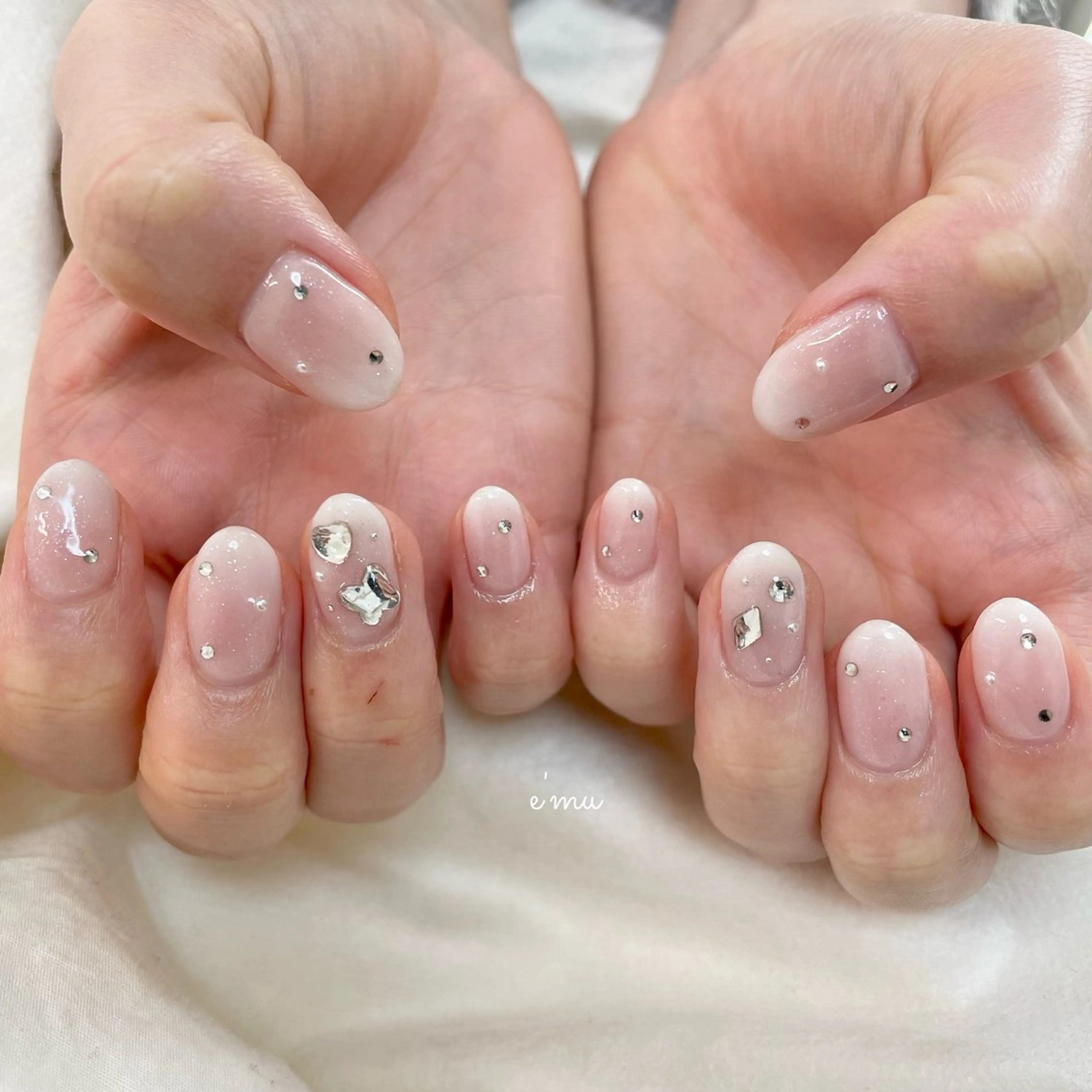 ネイル シンプルネイル ハンドネイル nail salon e'mu💐のネイルデザイン