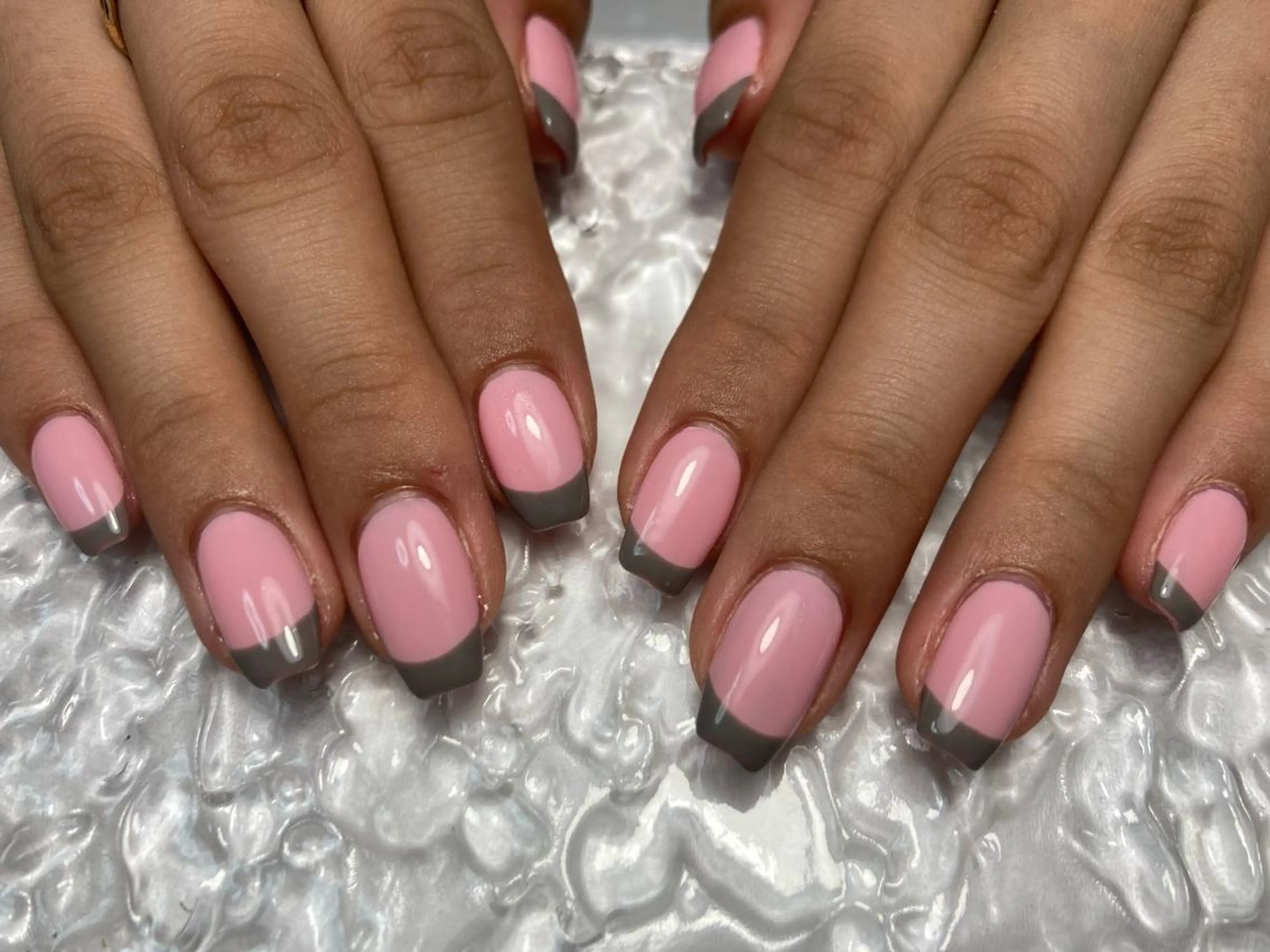 ショート ネイル ハンドネイル ✴︎ Delightのネイルデザイン