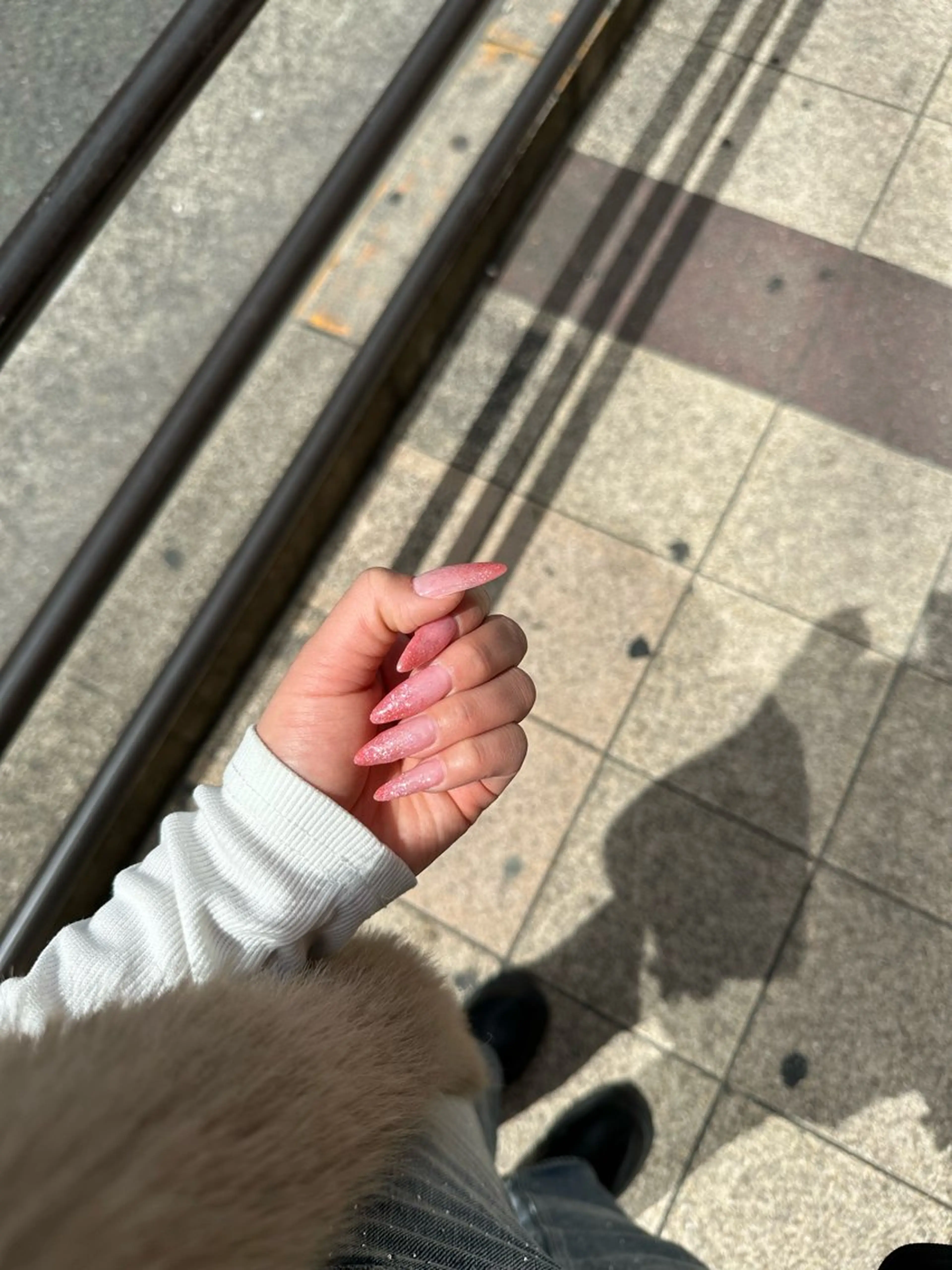 ラメグラデーション🍒💞の写真