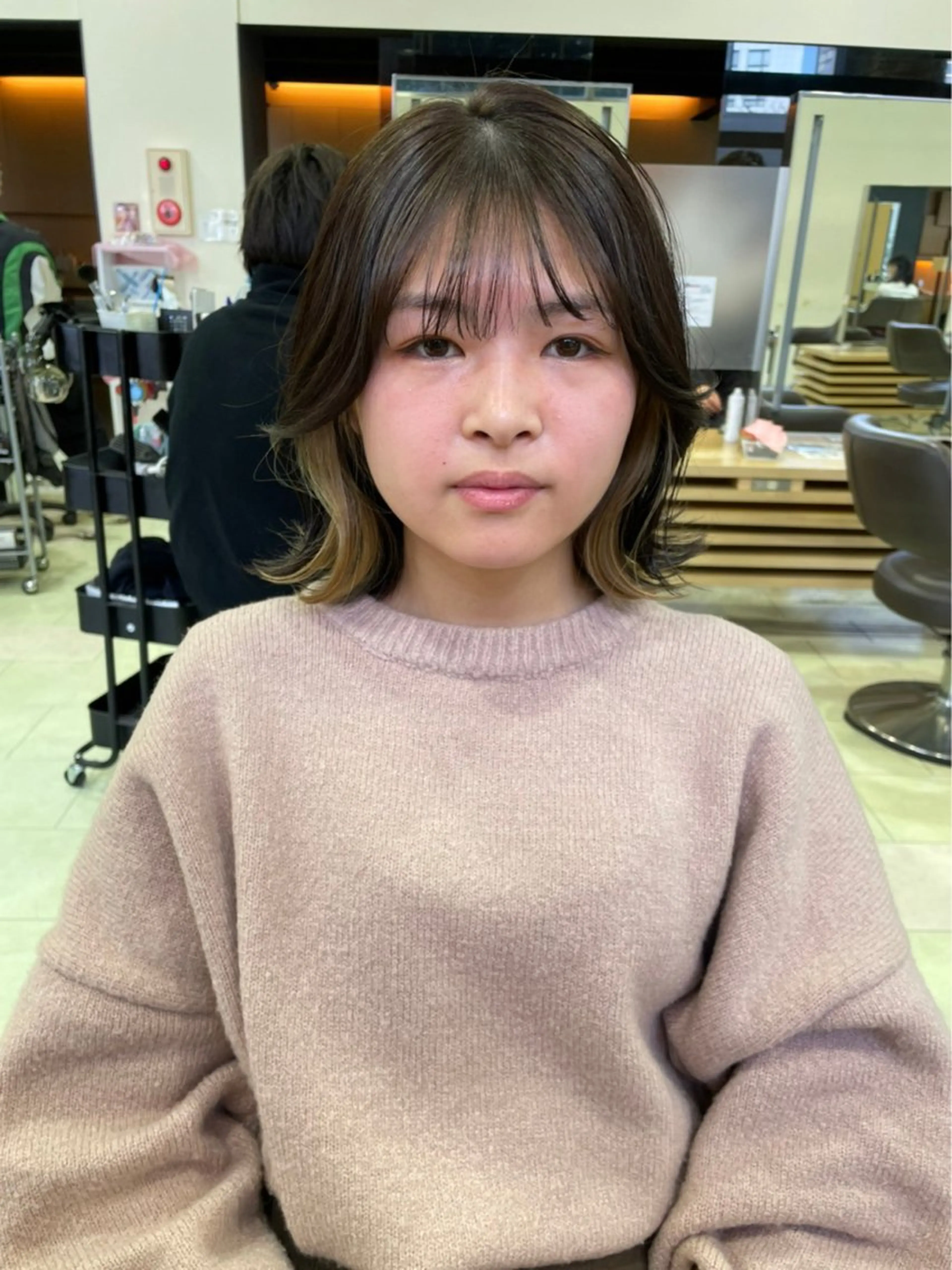 カラー ヘアカラー メンズパーマ/ メッシュ📍ﾕﾘのヘアスタイル