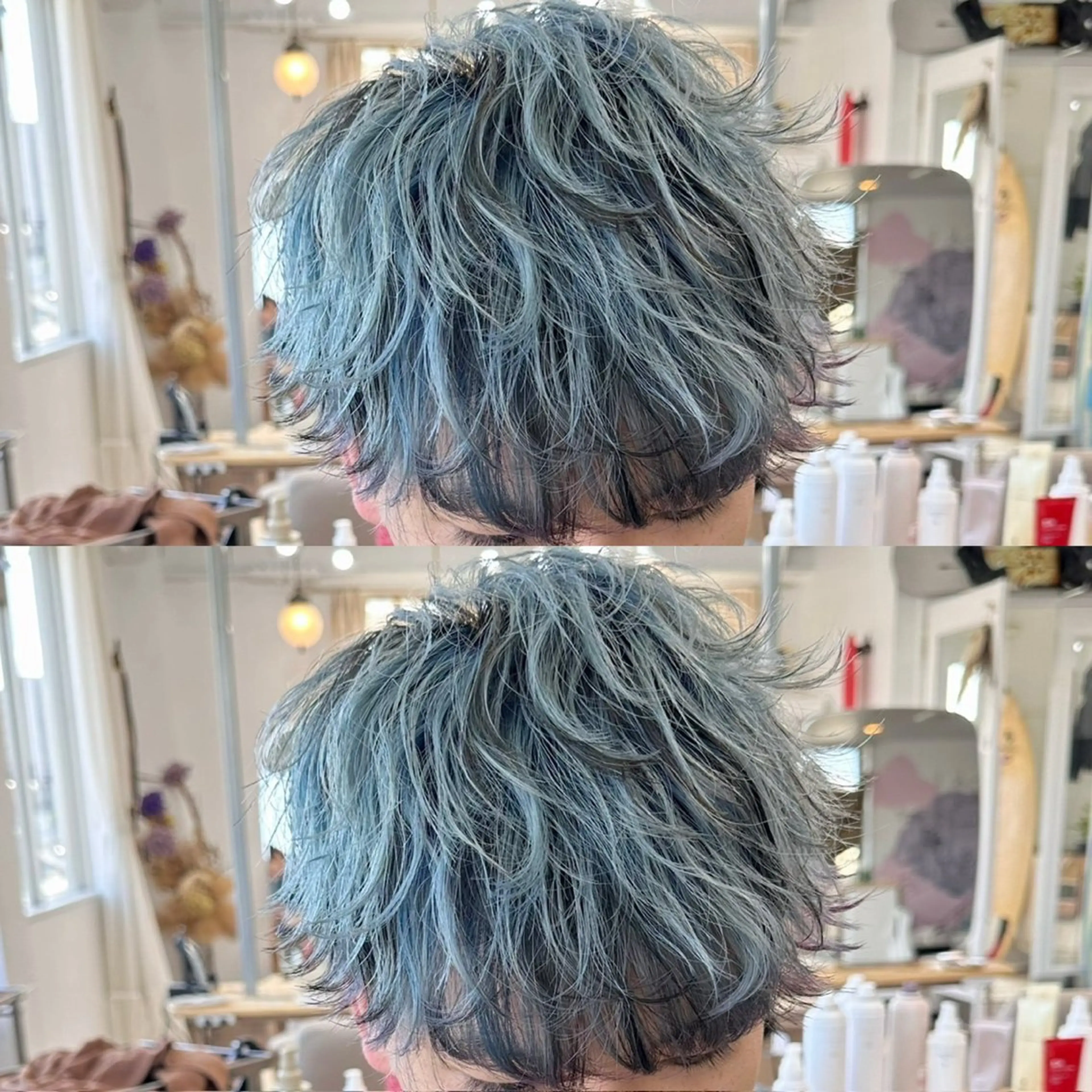 ショート カラー パーマ メンズ YUIMARL/ HIROTOのヘアスタイル