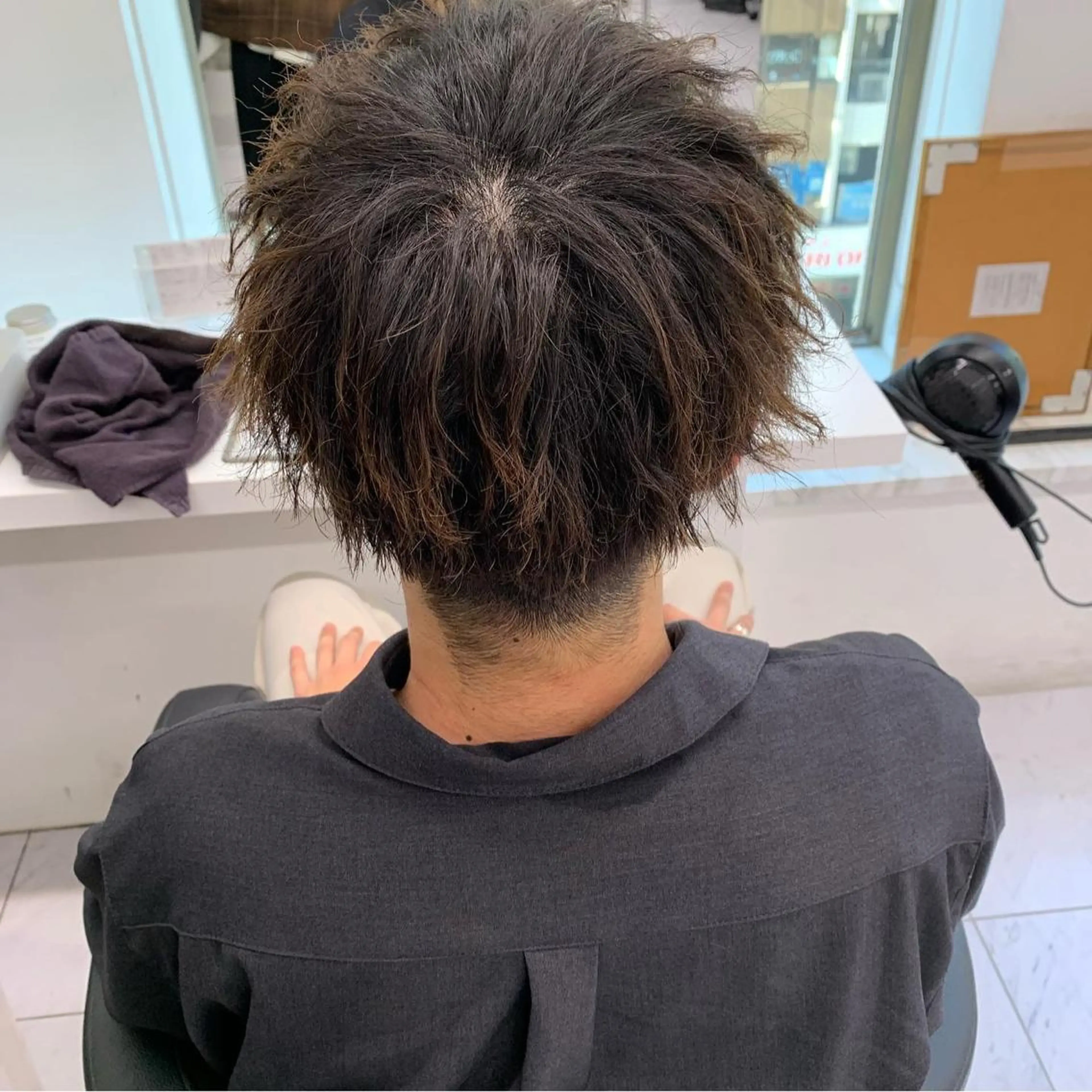 ショート カラー パーマ メンズ カット ヘアカラー トリートメント ヘッドスパ ヘアセット トレンド/レイヤー うる艶🪞CANDYのヘアスタイル