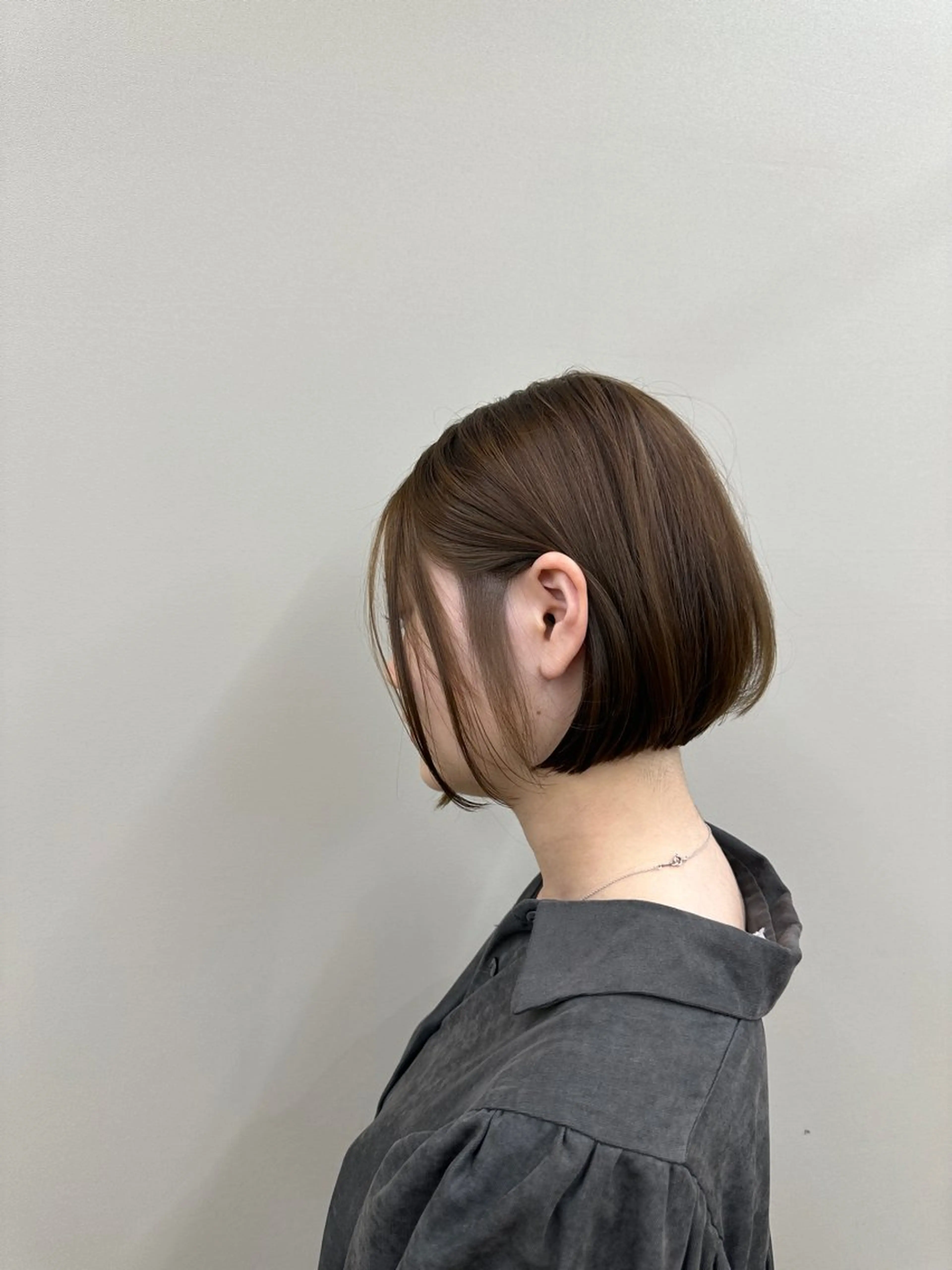 ショート 高槻裕二 ショートボブ縮毛矯正のヘアスタイル