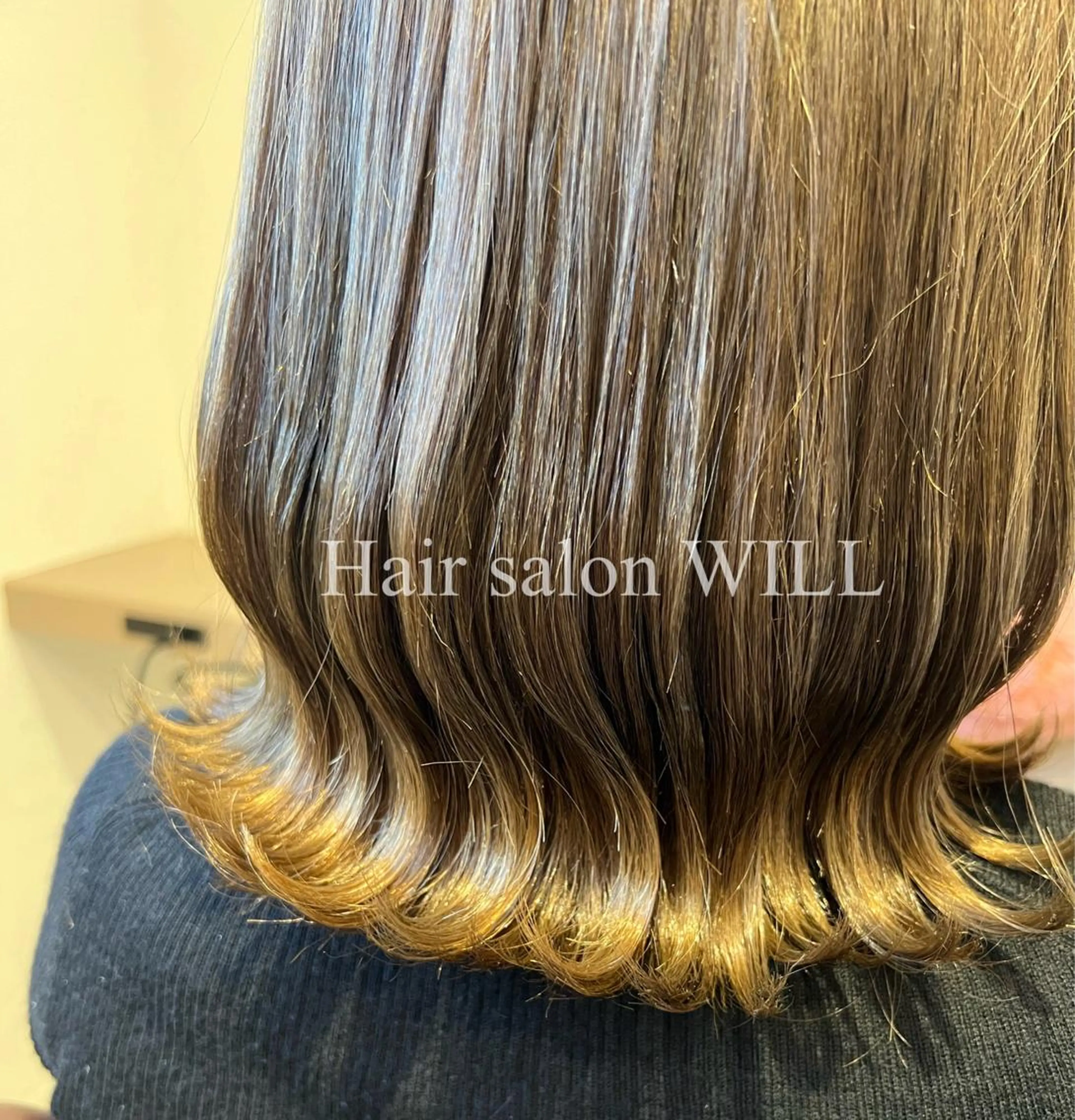 ミディアム カット ヘアカラー 井上 美春のヘアスタイル