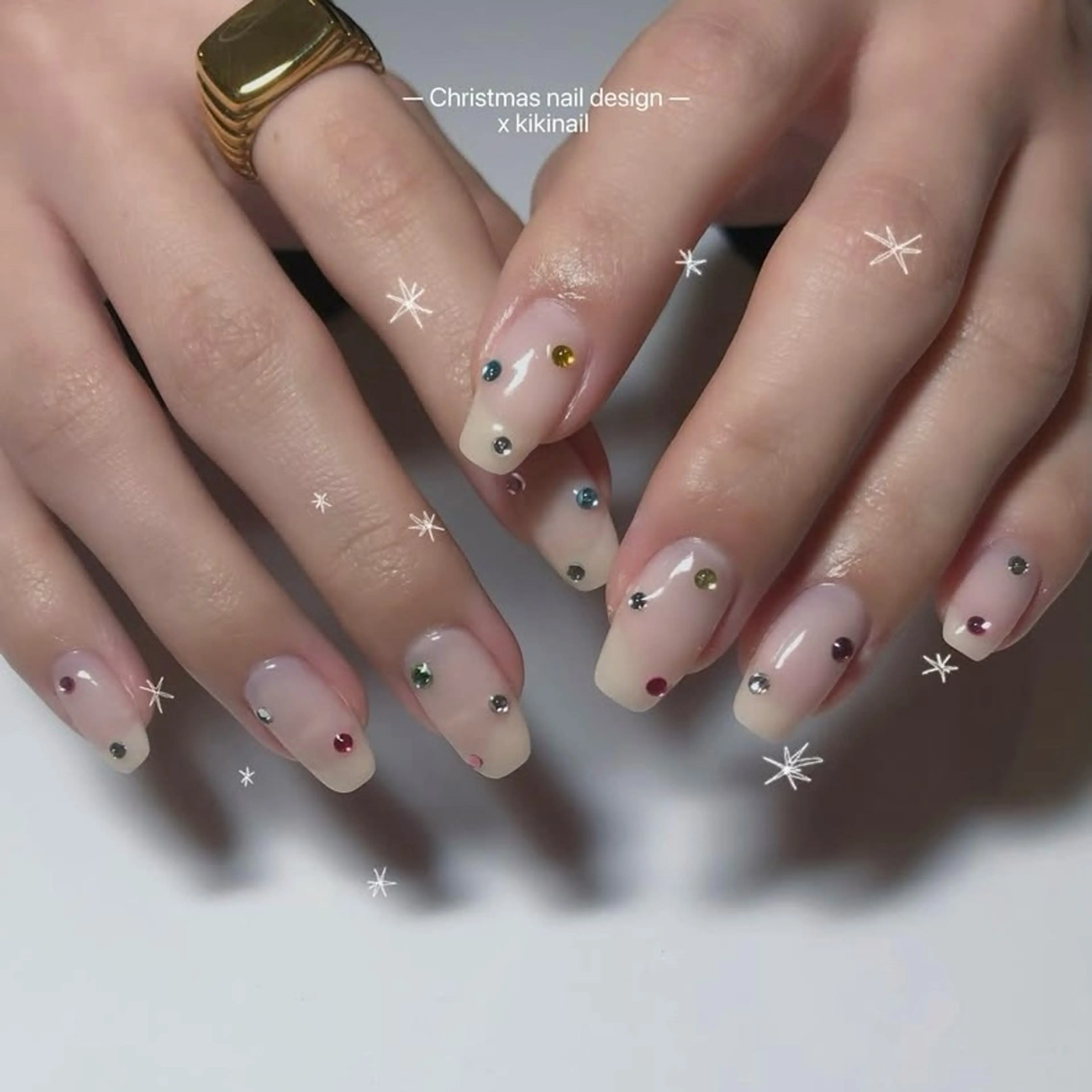 ネイル ハンドネイル ハンドケア ツメ (2me)所属・大人かわいいネイル♡ Kikiのネイルデザイン