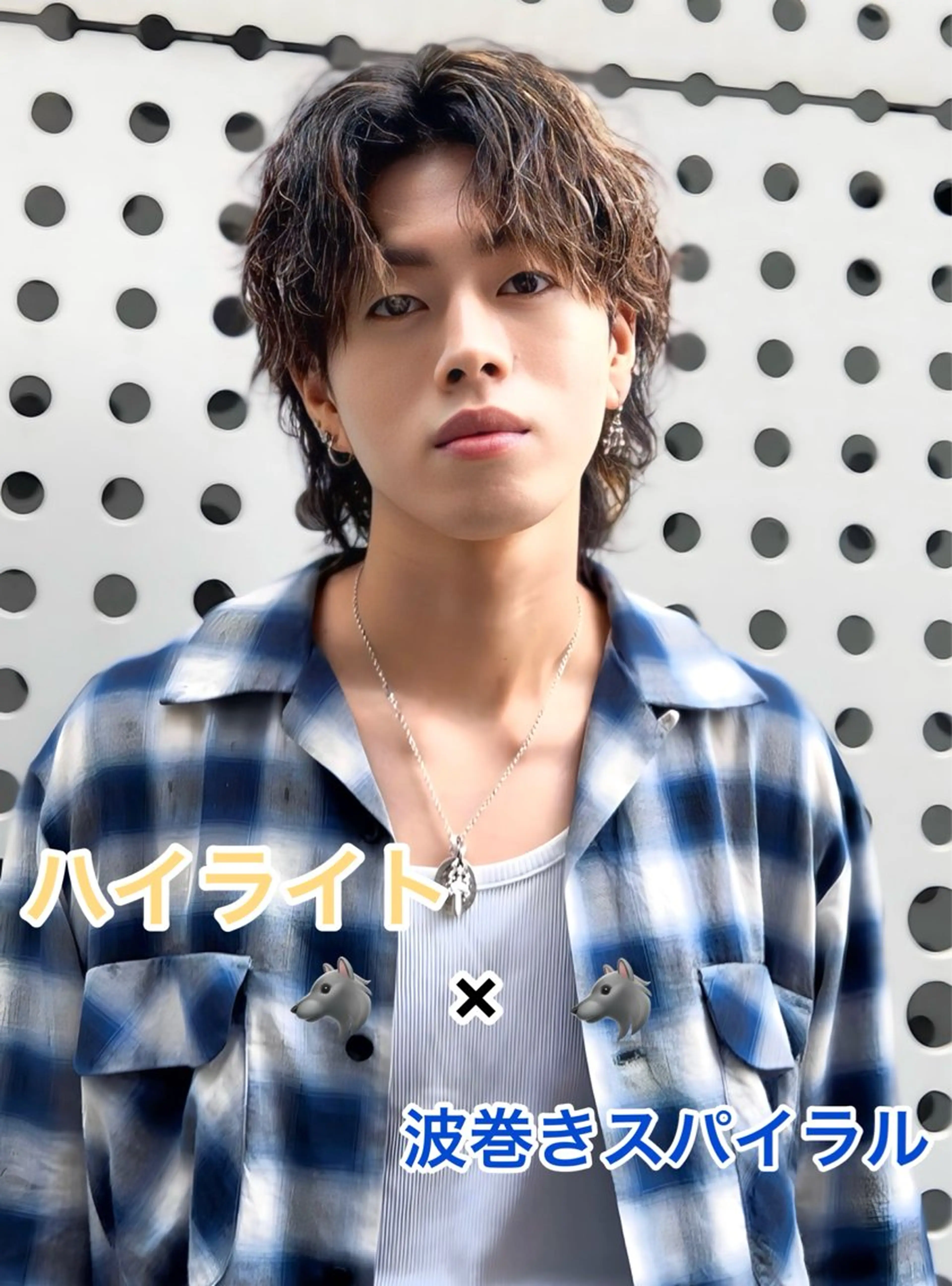 セミロング パーマ メンズ ビジネス メンズハイライト メンズ韓国風 メンズパーマ プードルパーマ カット パーマ 👑松山ストレート/ メンズヘア/龍仁👑のヘアスタイル