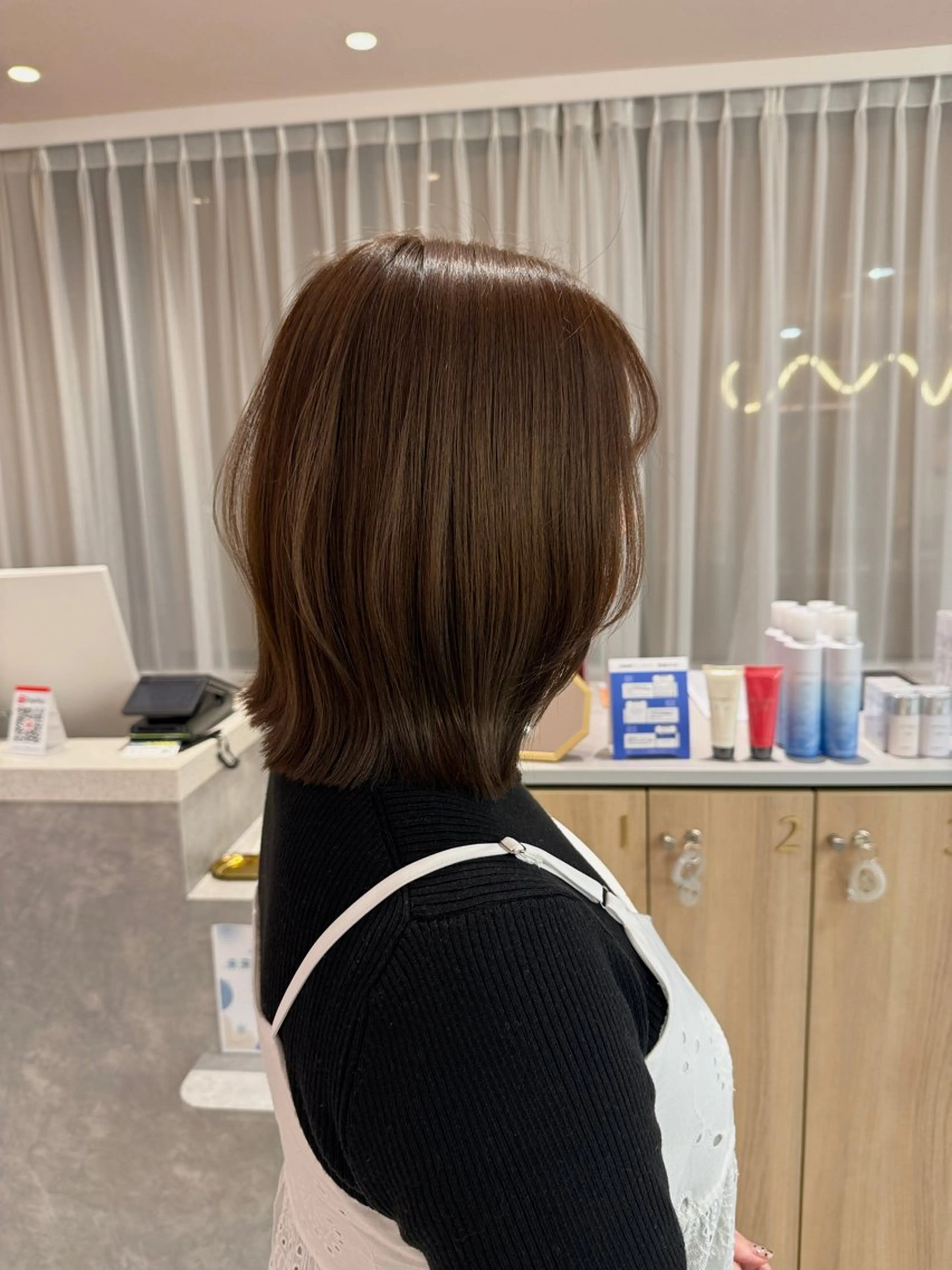 ミディアム ヘアカラー merc.☘️平岩 那月のヘアスタイル