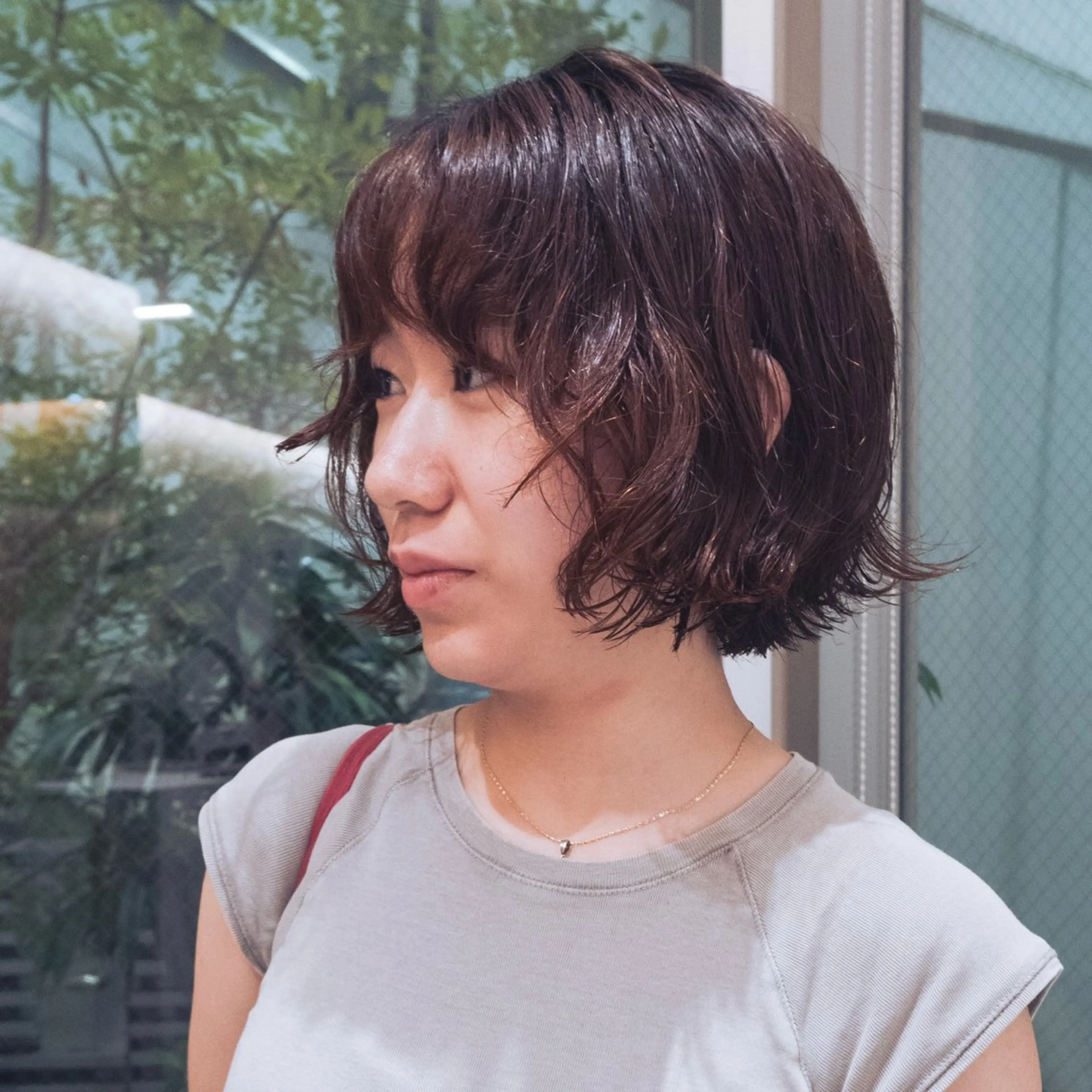 ショート パーマ カット パーマ トリートメント マンツーマン/ shihoのヘアスタイル