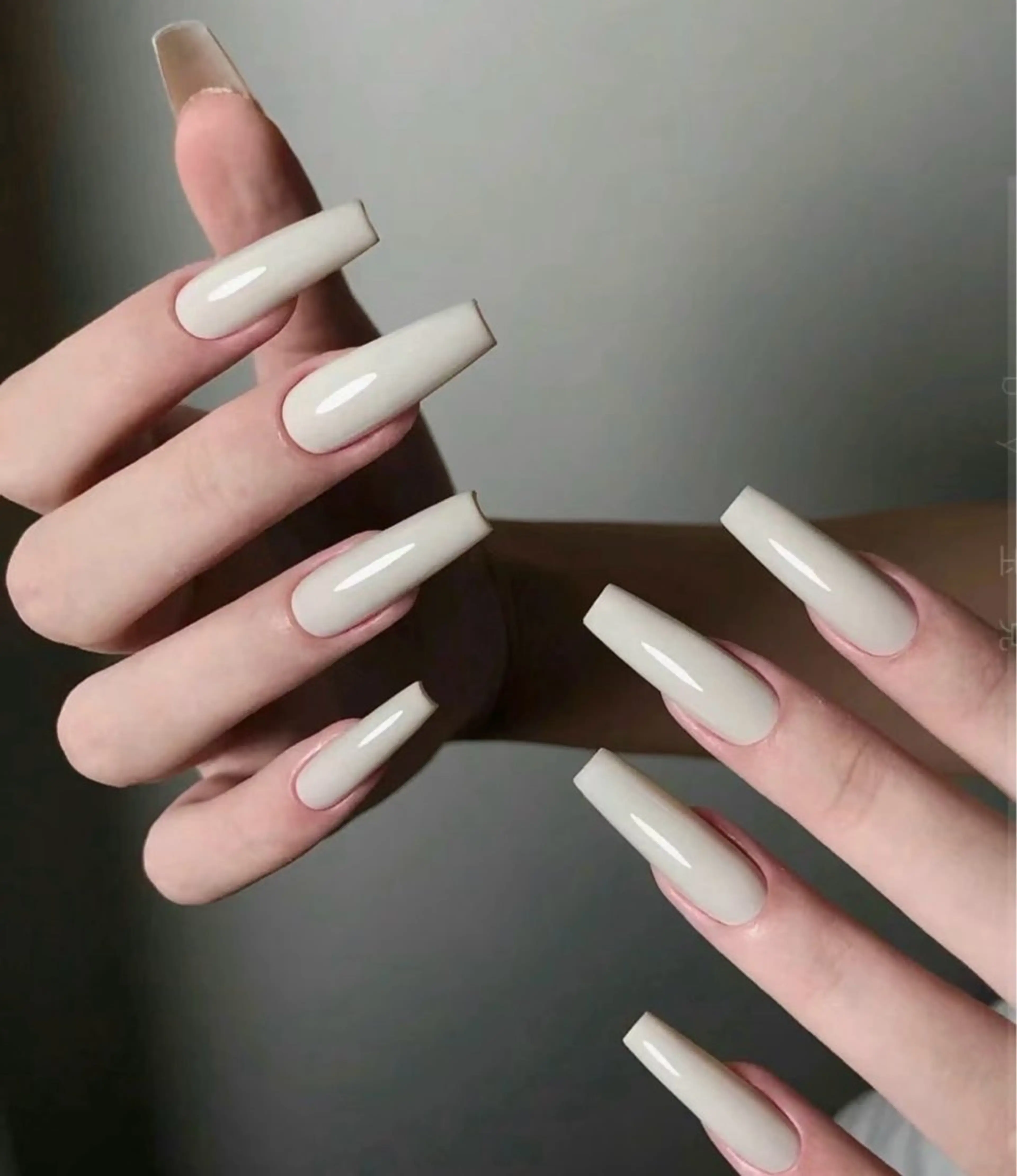 ネイル 長さ出し ワンカラーネイル ハンドネイル Nail Mind (NaONail）のネイルデザイン