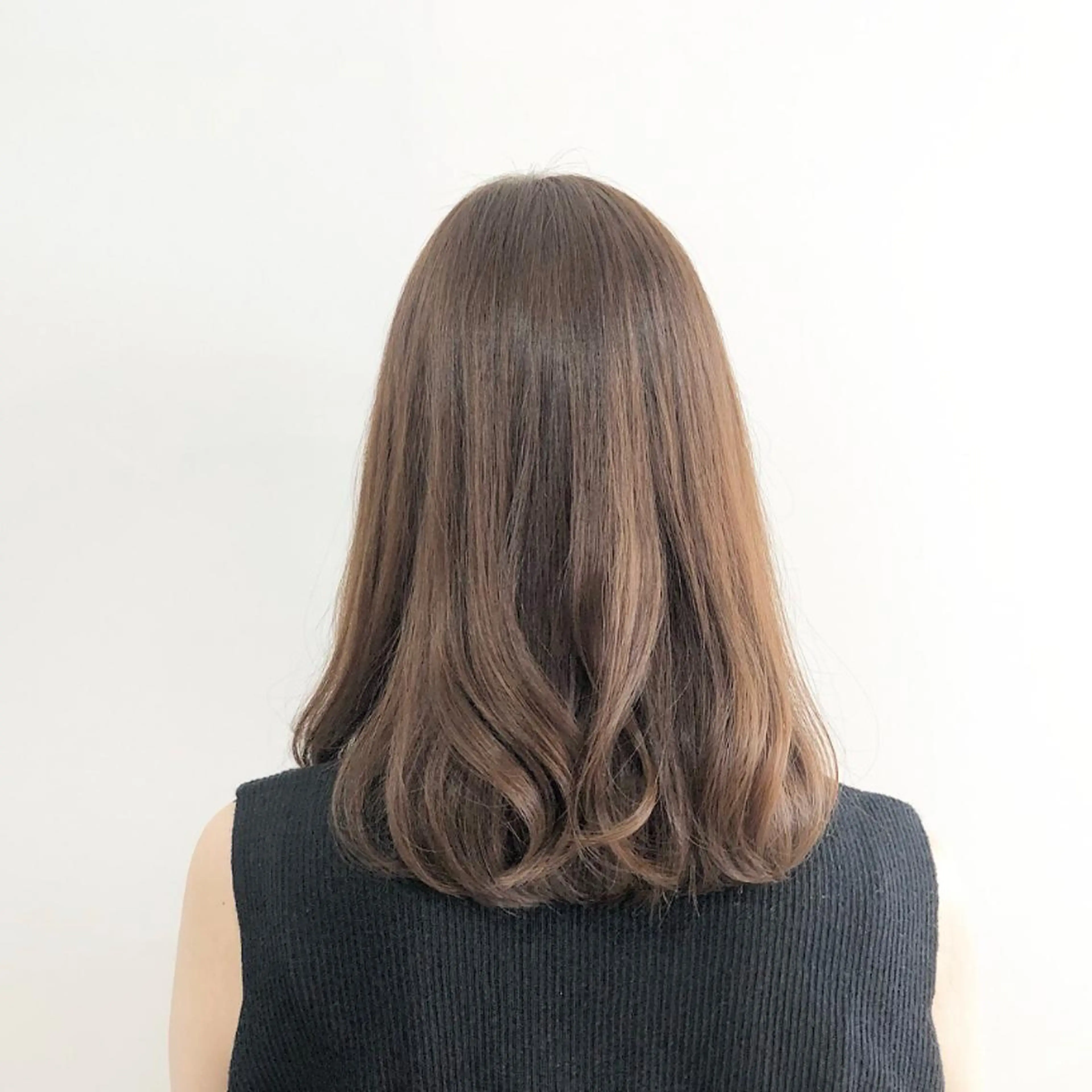 ミディアム カラー お洒落パーマ/ 艶カラー/michiのヘアスタイル