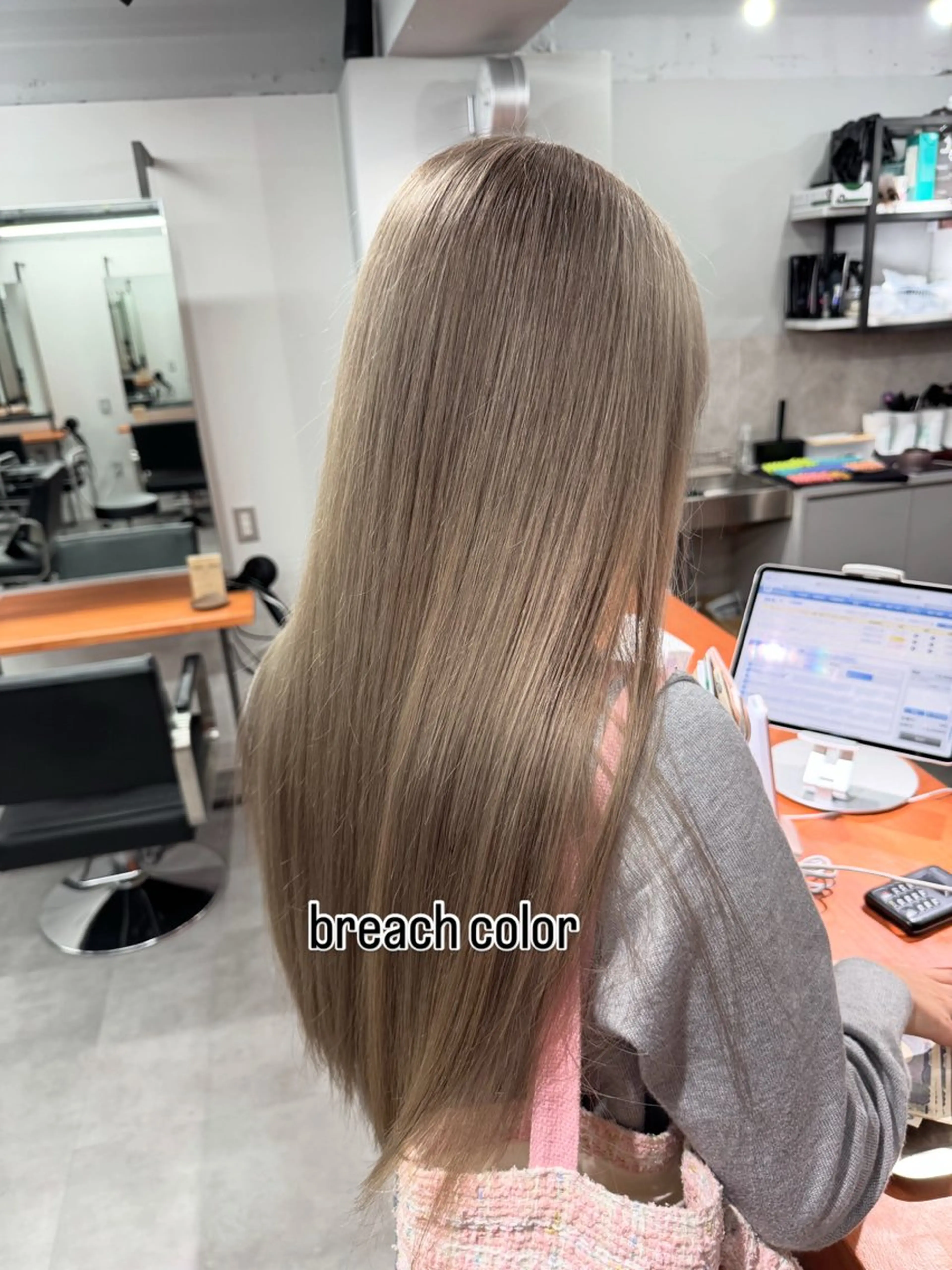 ロング ボブ/ブリーチ /タイヨウのヘアスタイル