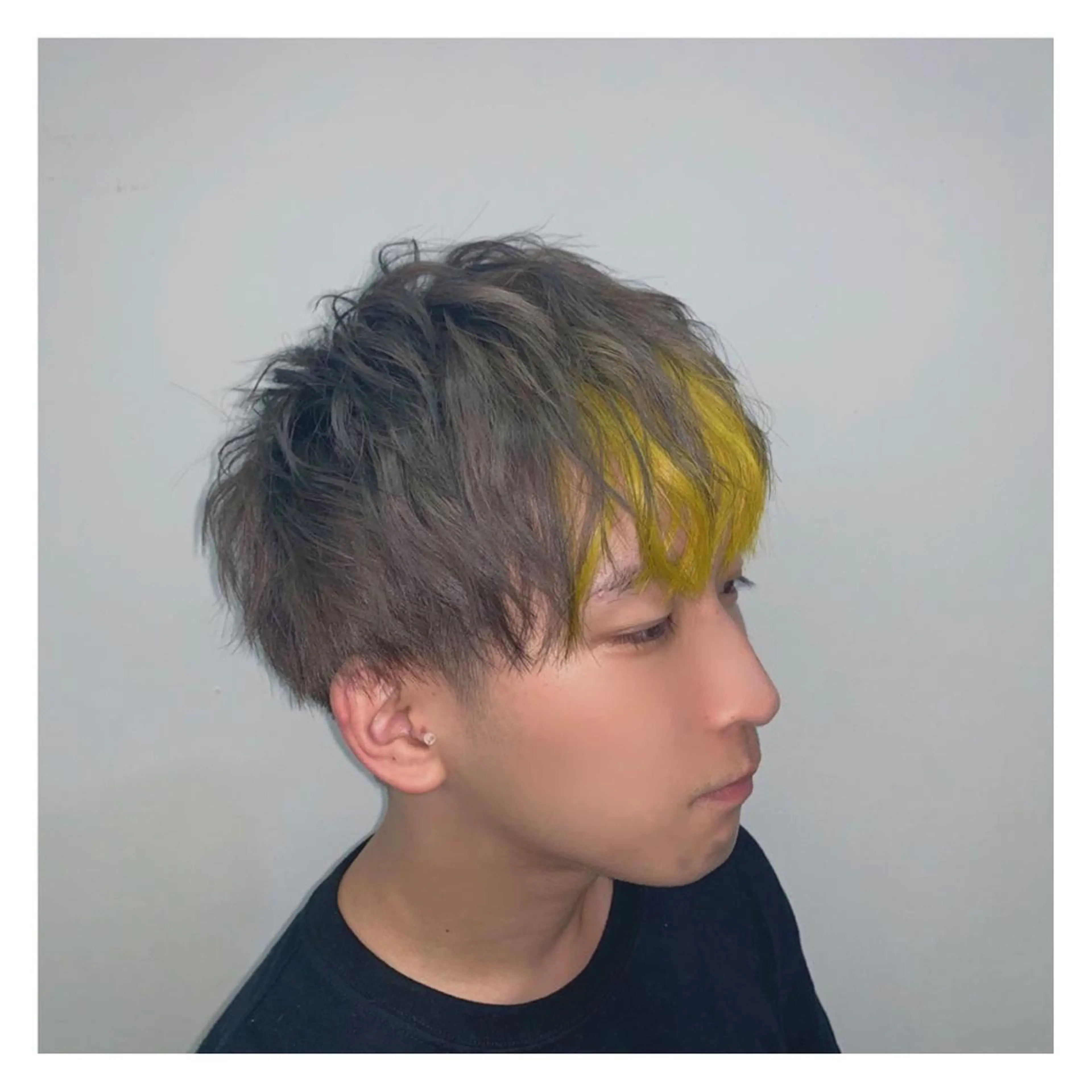 ショート カラー ヘアアレンジ メンズ ange☞ soutaのヘアスタイル