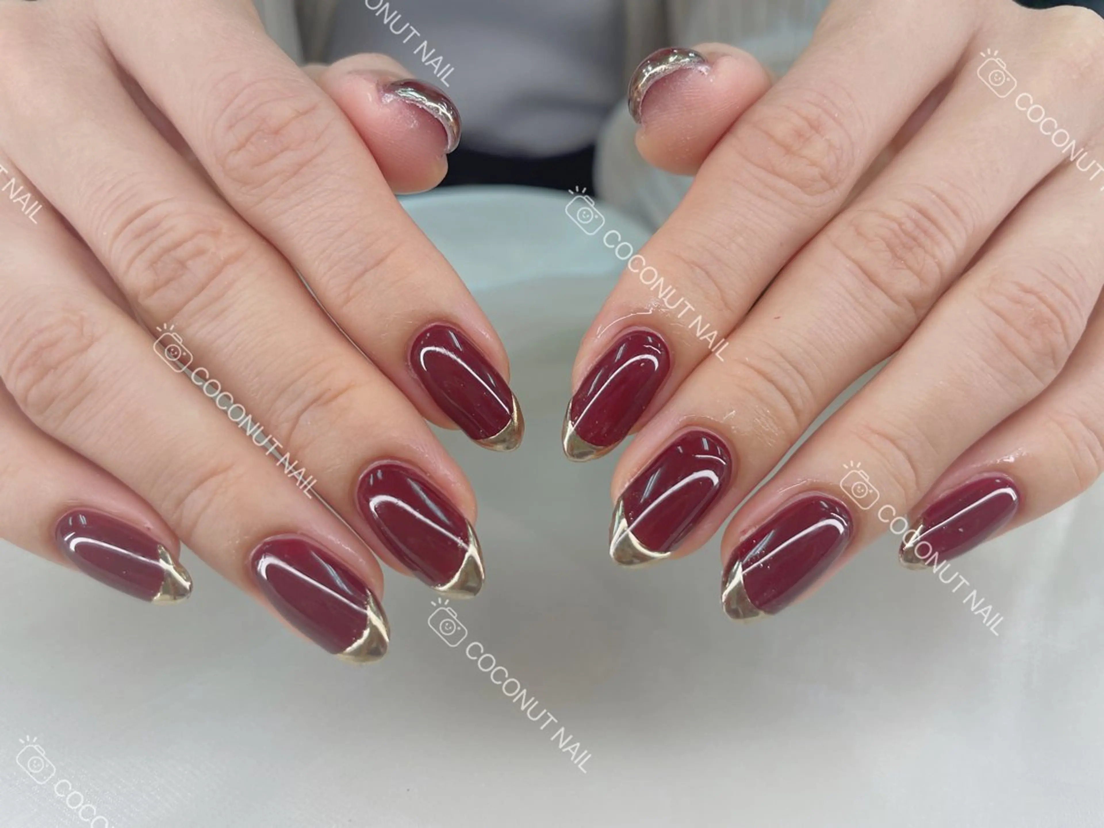 ネイル ハンドネイル 神田 ココナッツのネイルデザイン