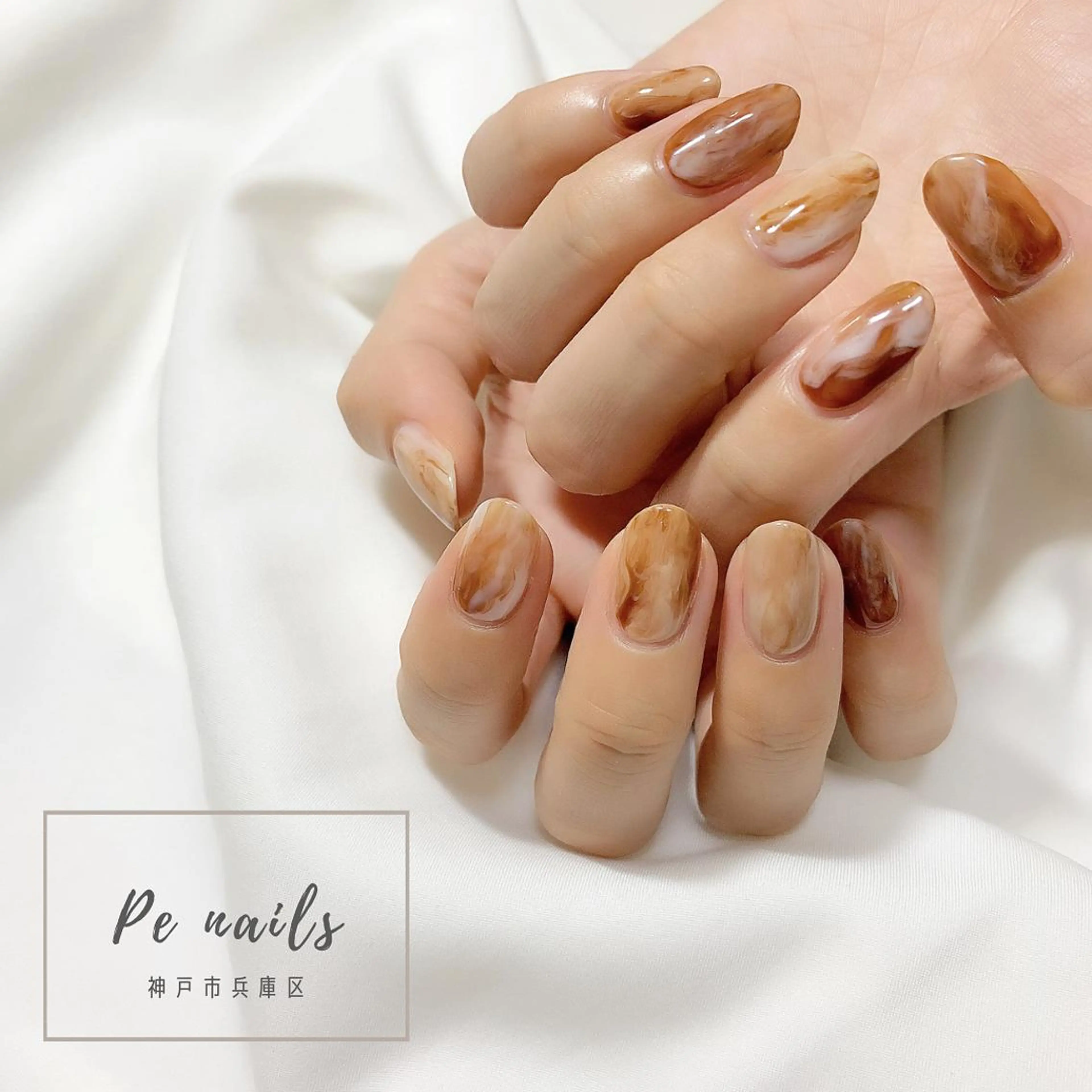 ネイル 神戸駅ネイルサロン PE NAILSのネイルデザイン