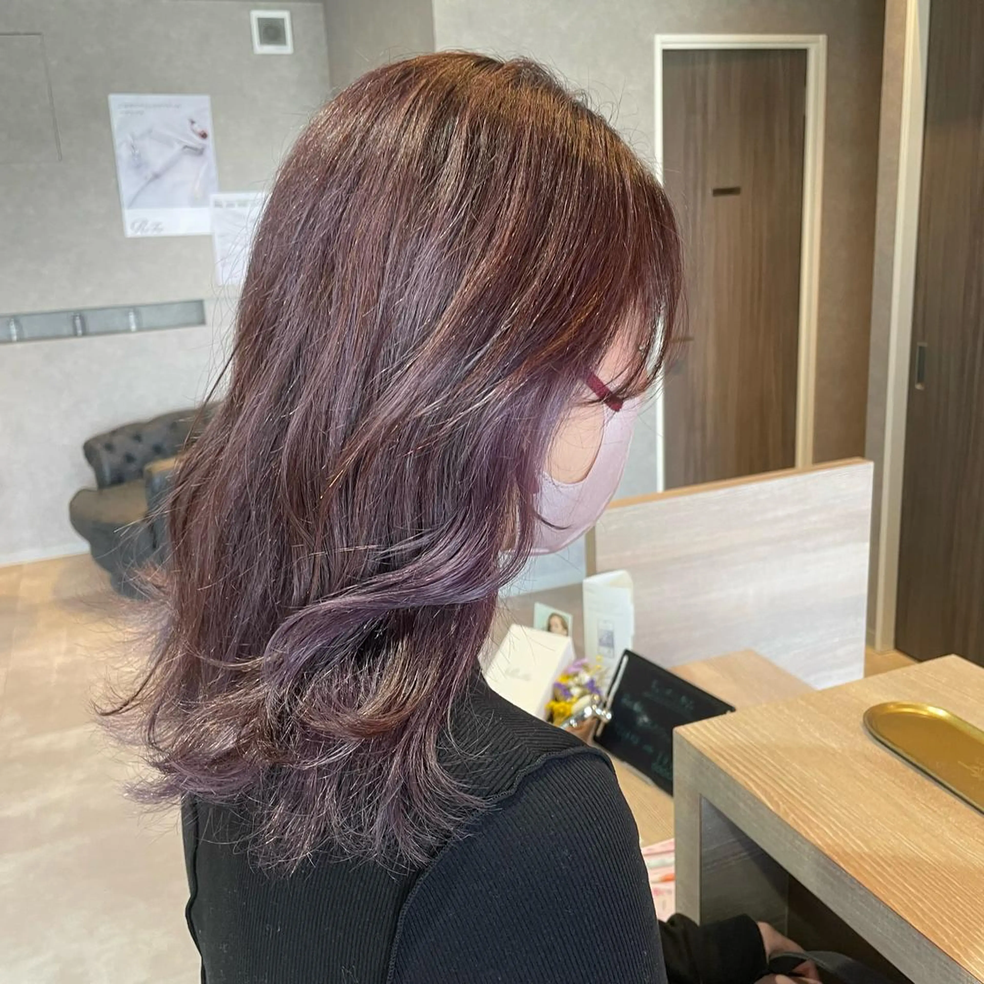 カラー カット トリートメント ヘッドスパ 藤森結子/韓国ヘア/ パーソナルカラー診断のヘアスタイル
