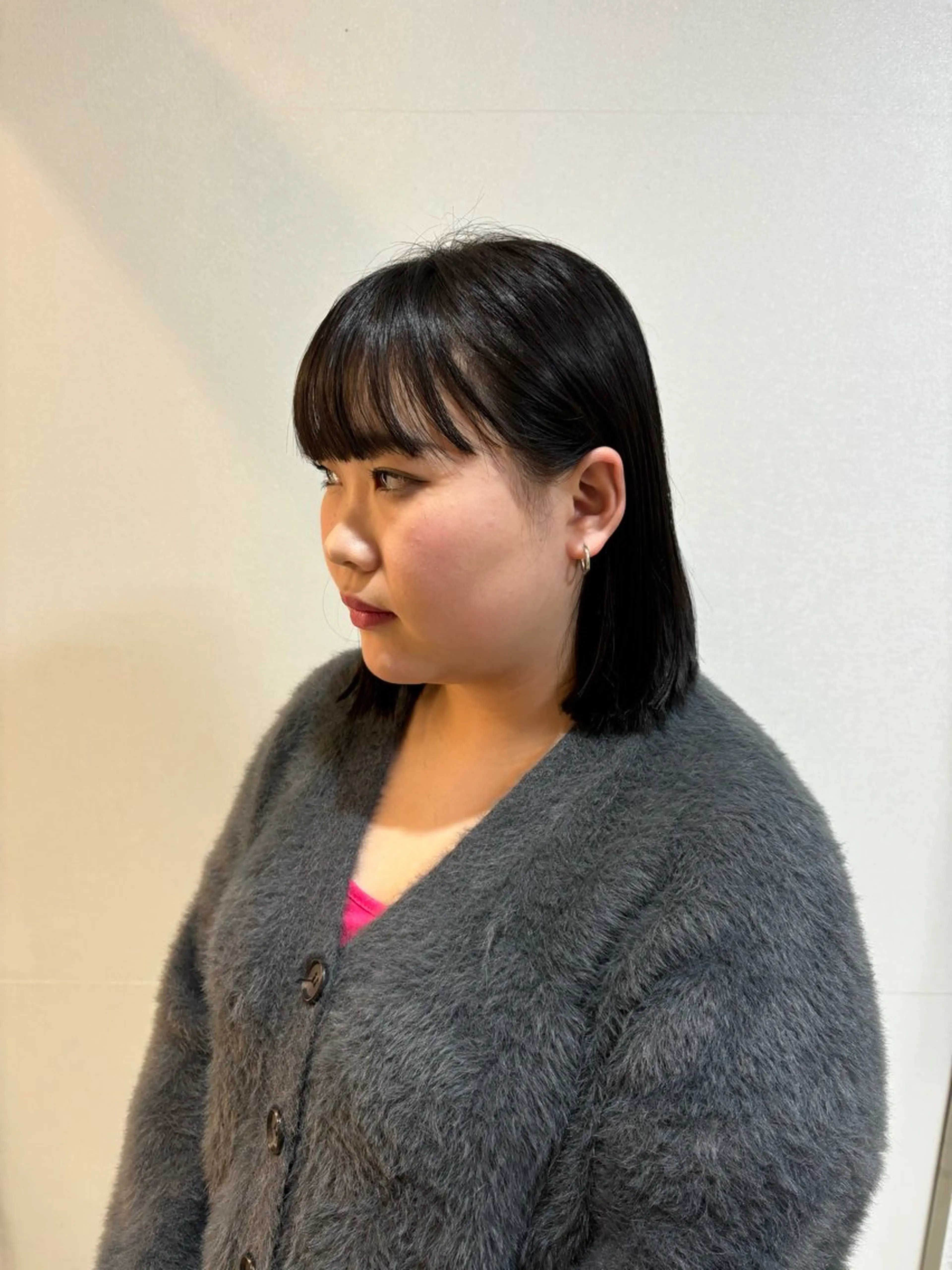 ショート ボブ ワイドバング 札幌パーマ 髪質改善/後藤海音のヘアスタイル