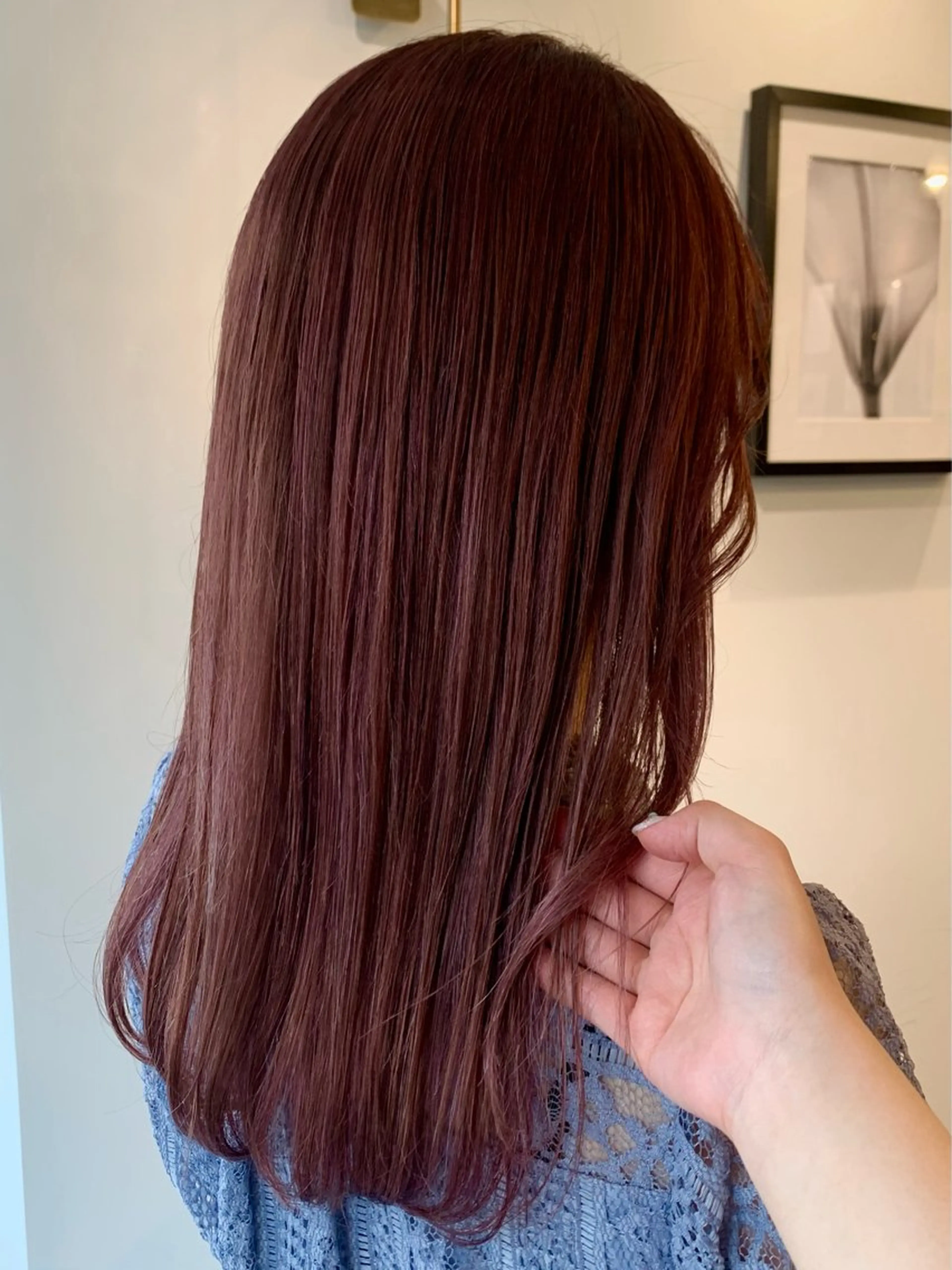 ロング カラー 🍏Rio🍏 Color☆*。のヘアスタイル