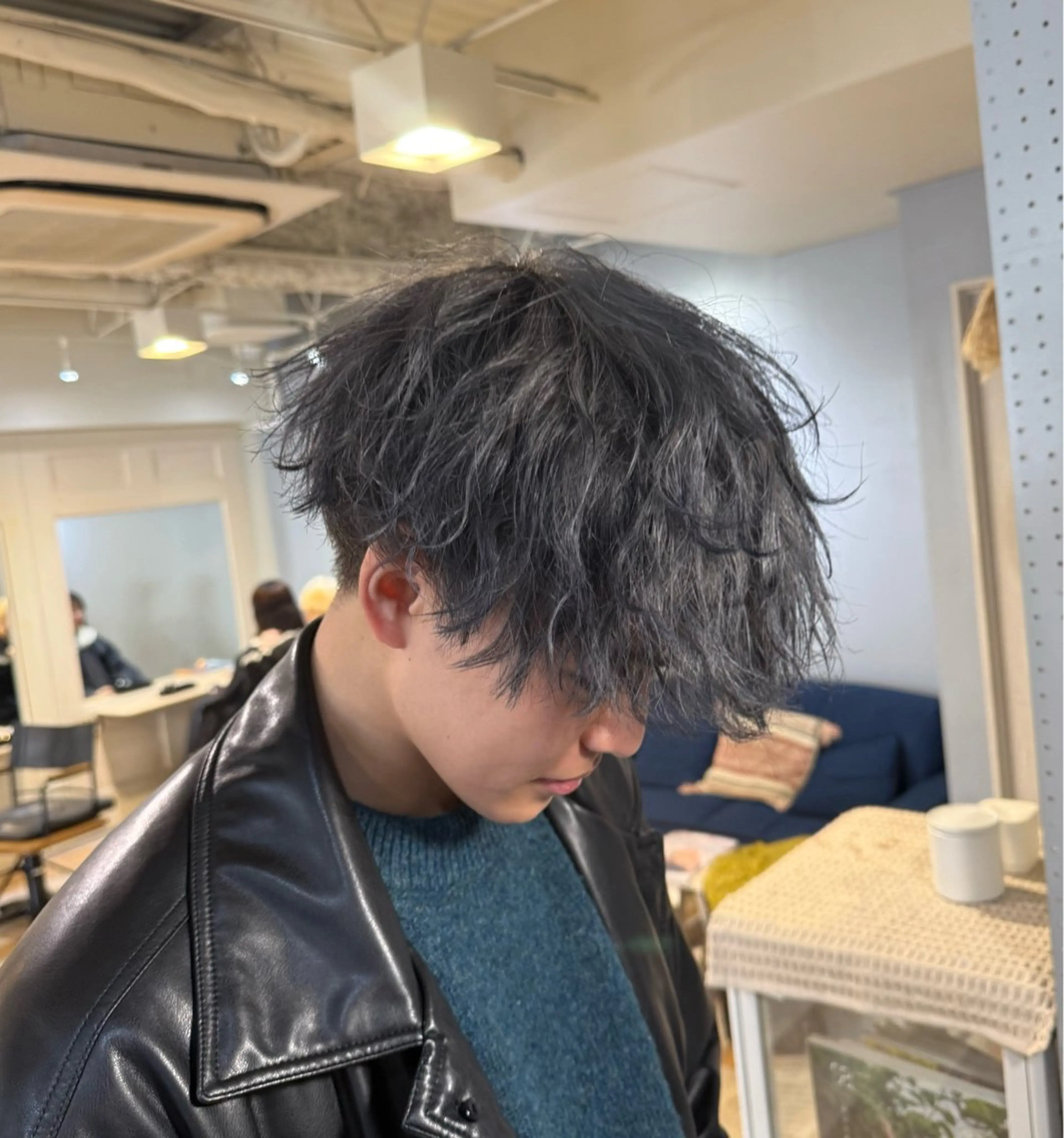 【💎人気No.3クーポン💎】メンズカット＋ケア1カラー＋トリートメント✂︎の写真