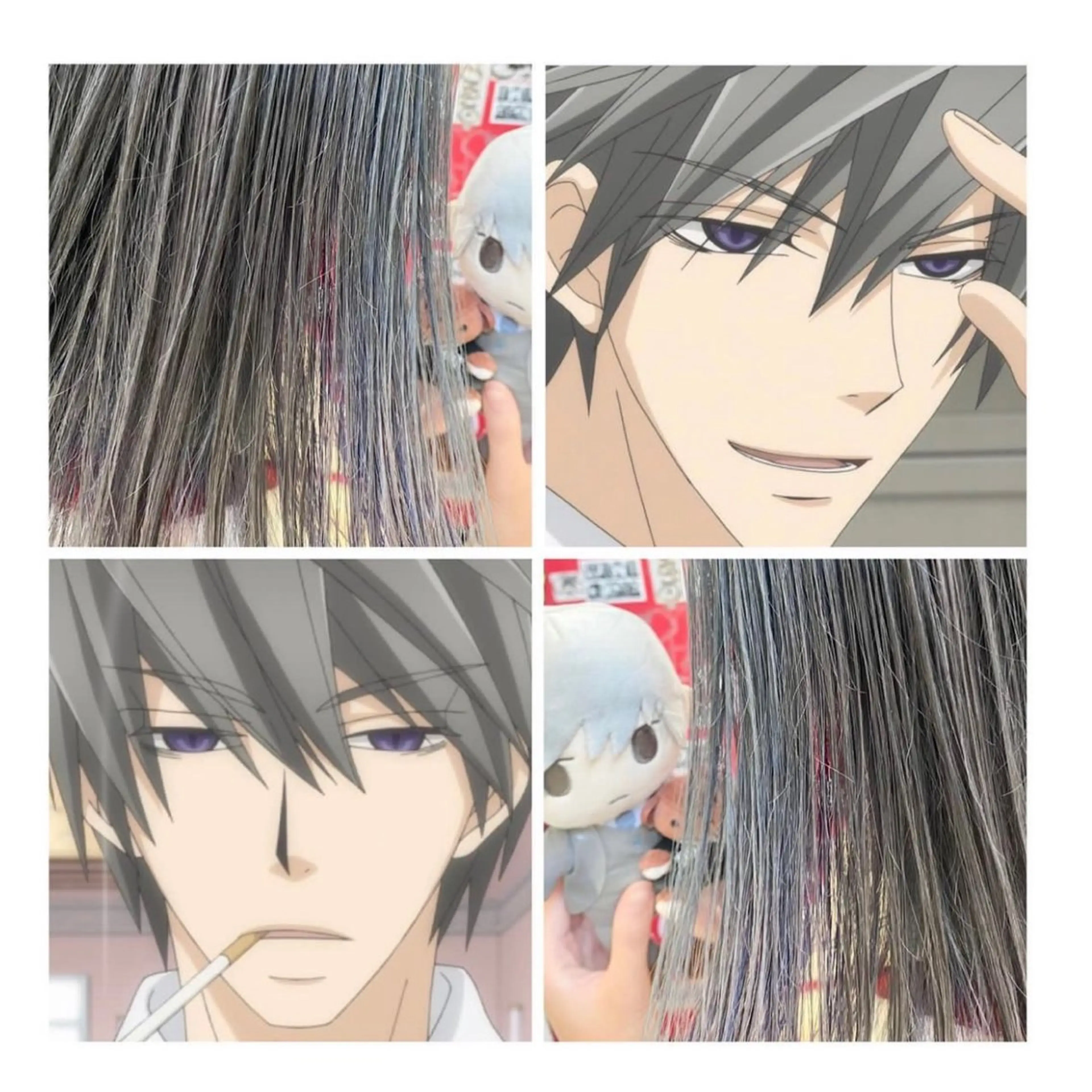 ミディアム カラー グレージュ ヘアカラー GARU-ガル-所属・TSUNO🦖 派手髪/オタク美容師のヘアスタイル