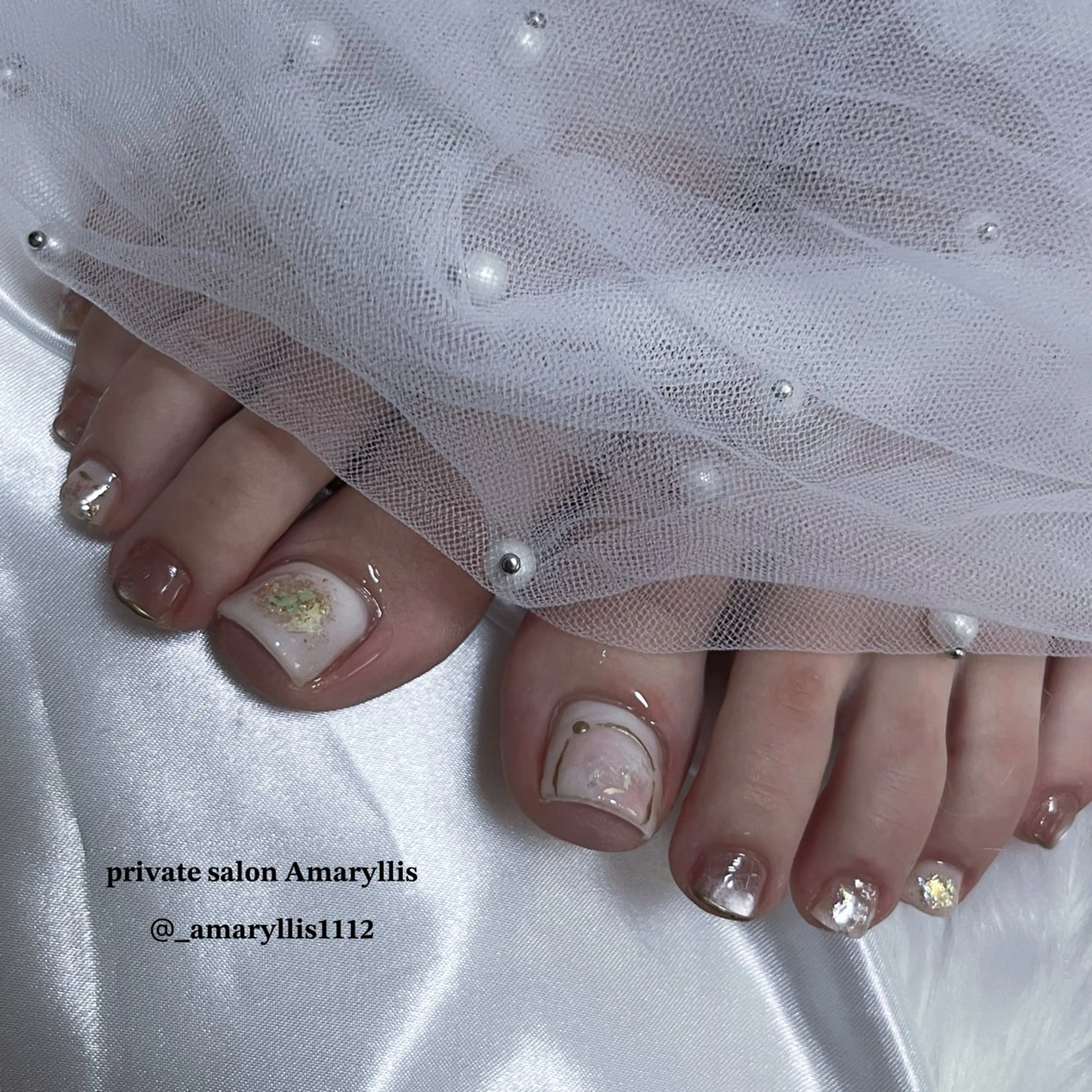 ネイル アートネイル フットネイル フットネイル 𝑹𝒆𝒏𝒐 八尾ネイルのネイルデザイン