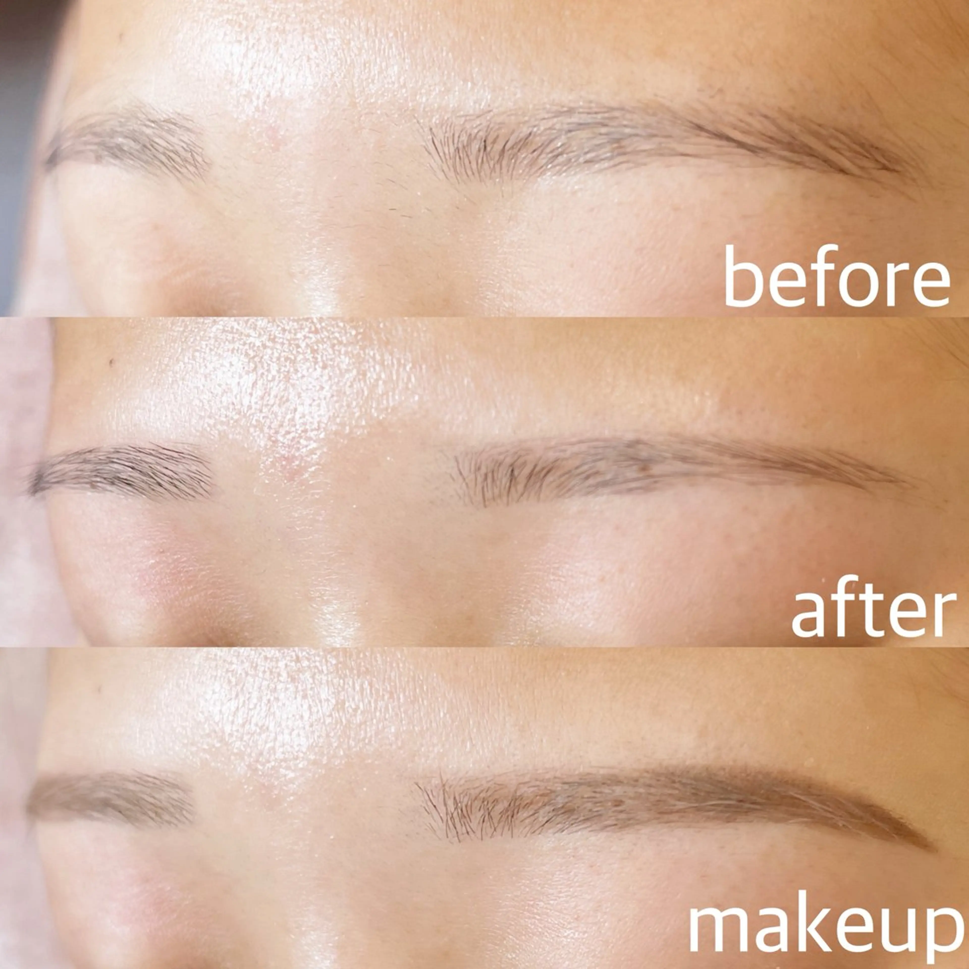 アイブロウ ワックス脱毛 眉カット PutiLuca 佐々木の眉毛・アイブロウイメージ