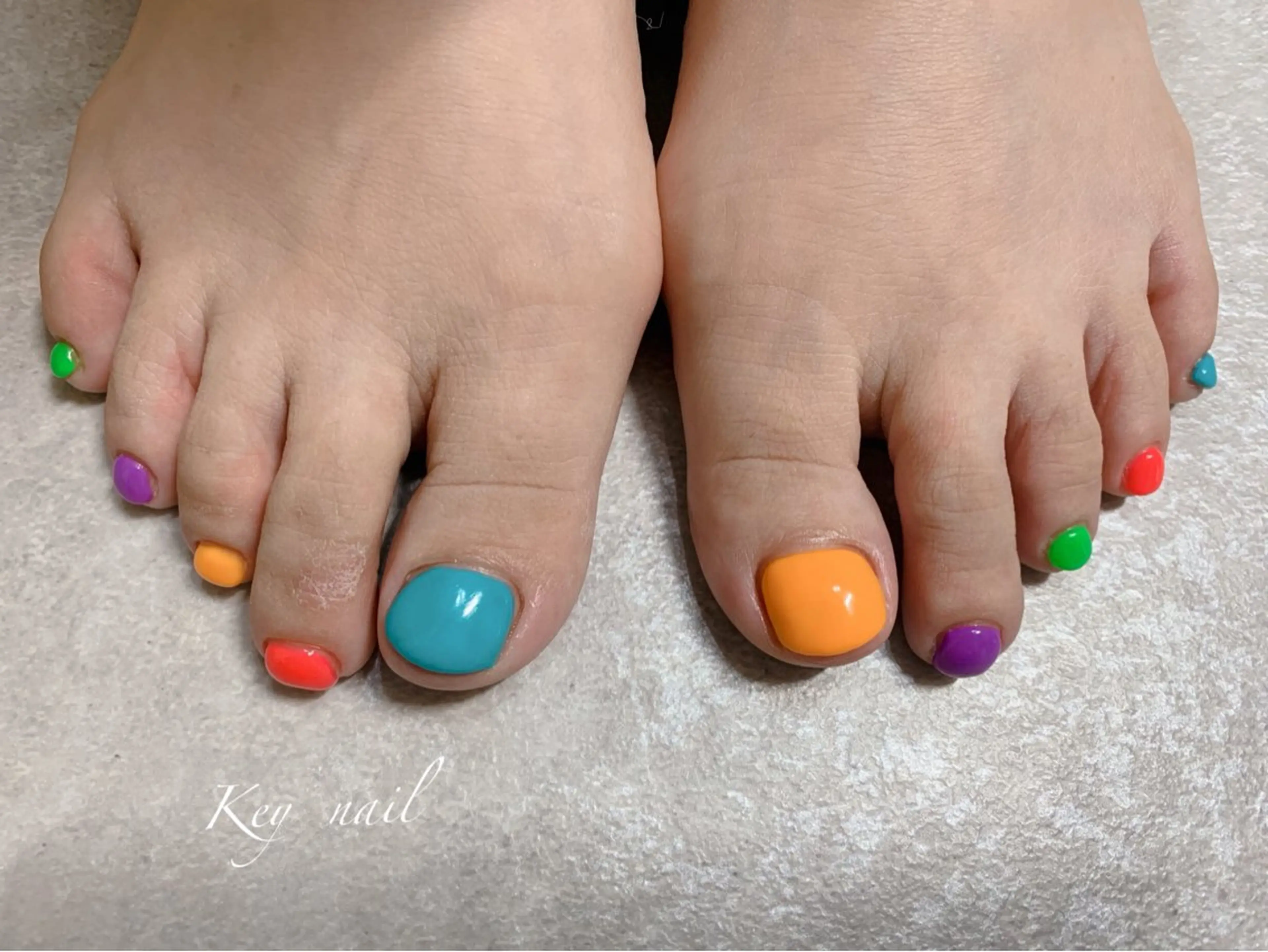 ネイル フットネイル Key nailのネイルデザイン