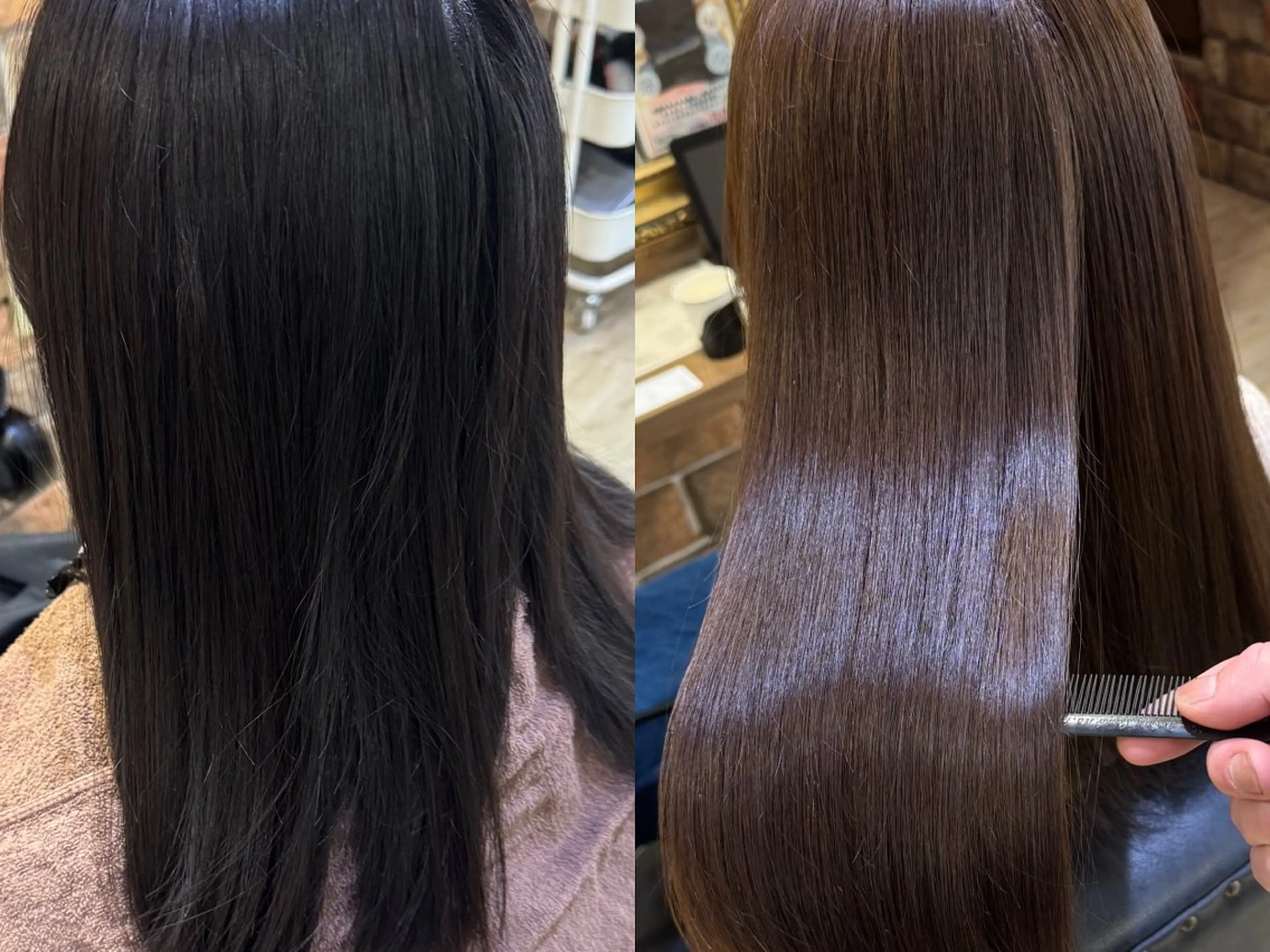 ロング ヘアカラー 古川 流久のヘアスタイル